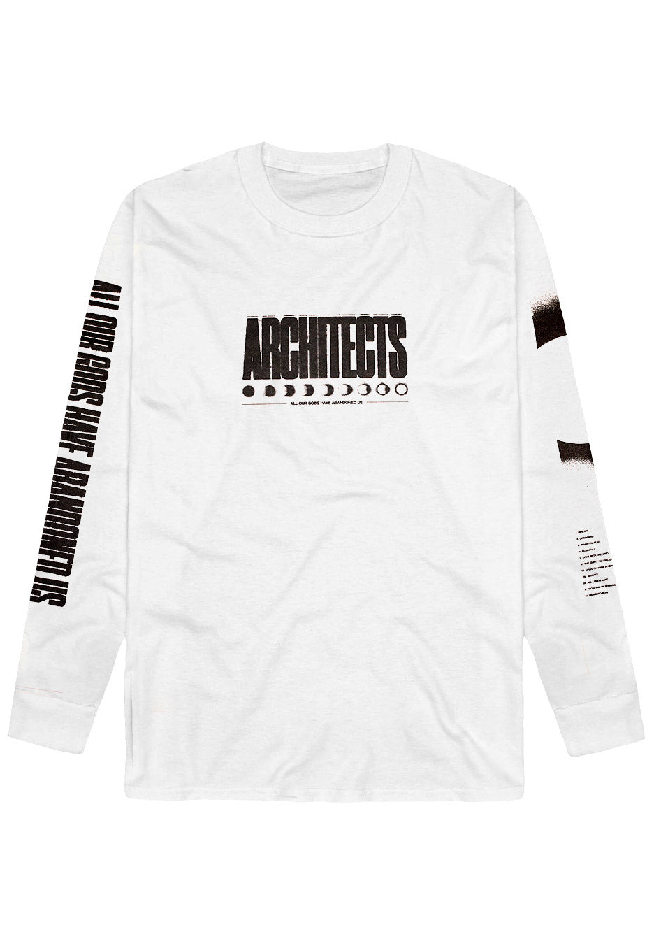 Architects All Our Gods Eclipse White T-Shirt a maniche lunghe | Men-Image