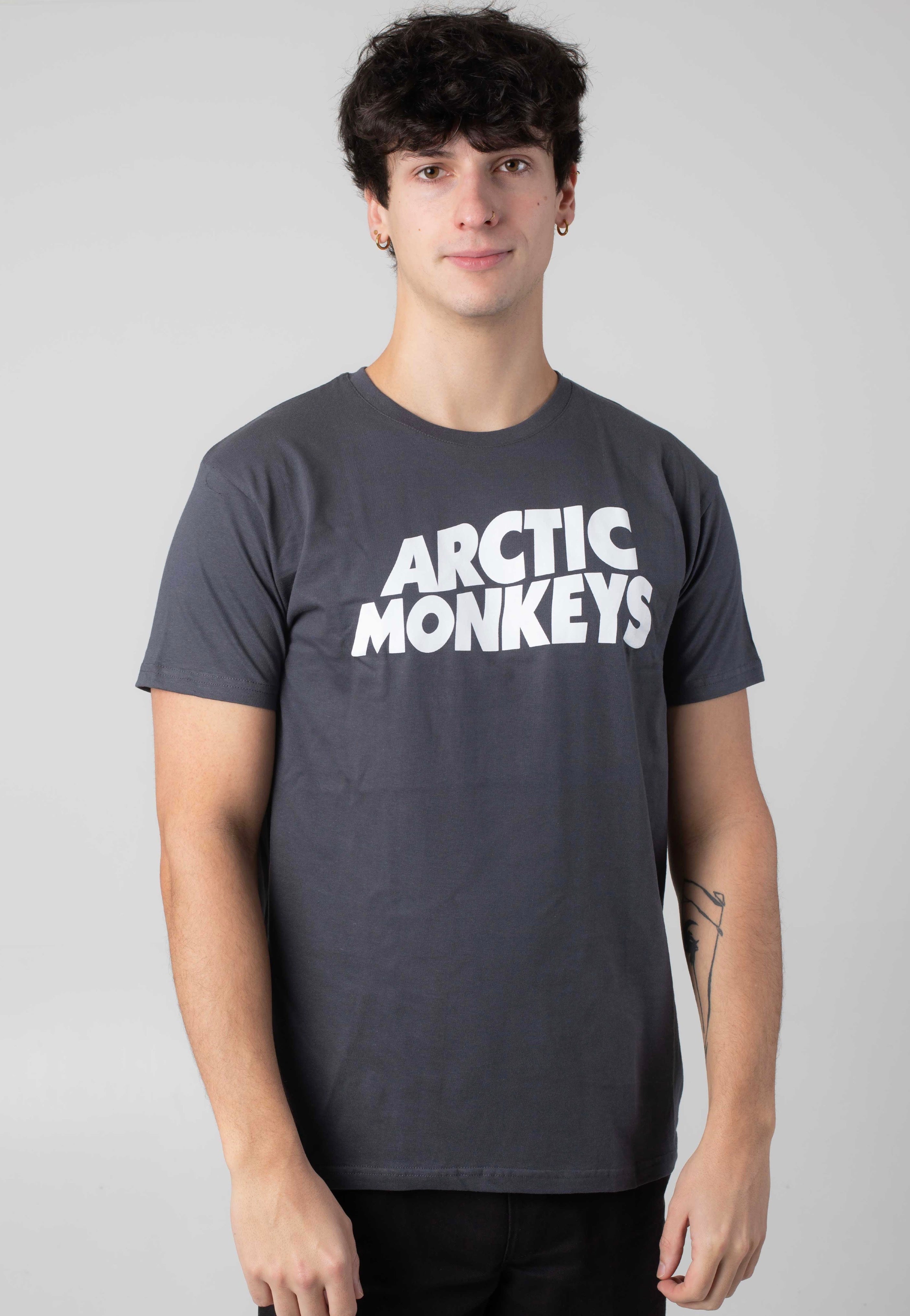 Arctic Monkeys - Arctic Monkeys Logo Charcoal - T-Shirt | Men-Image