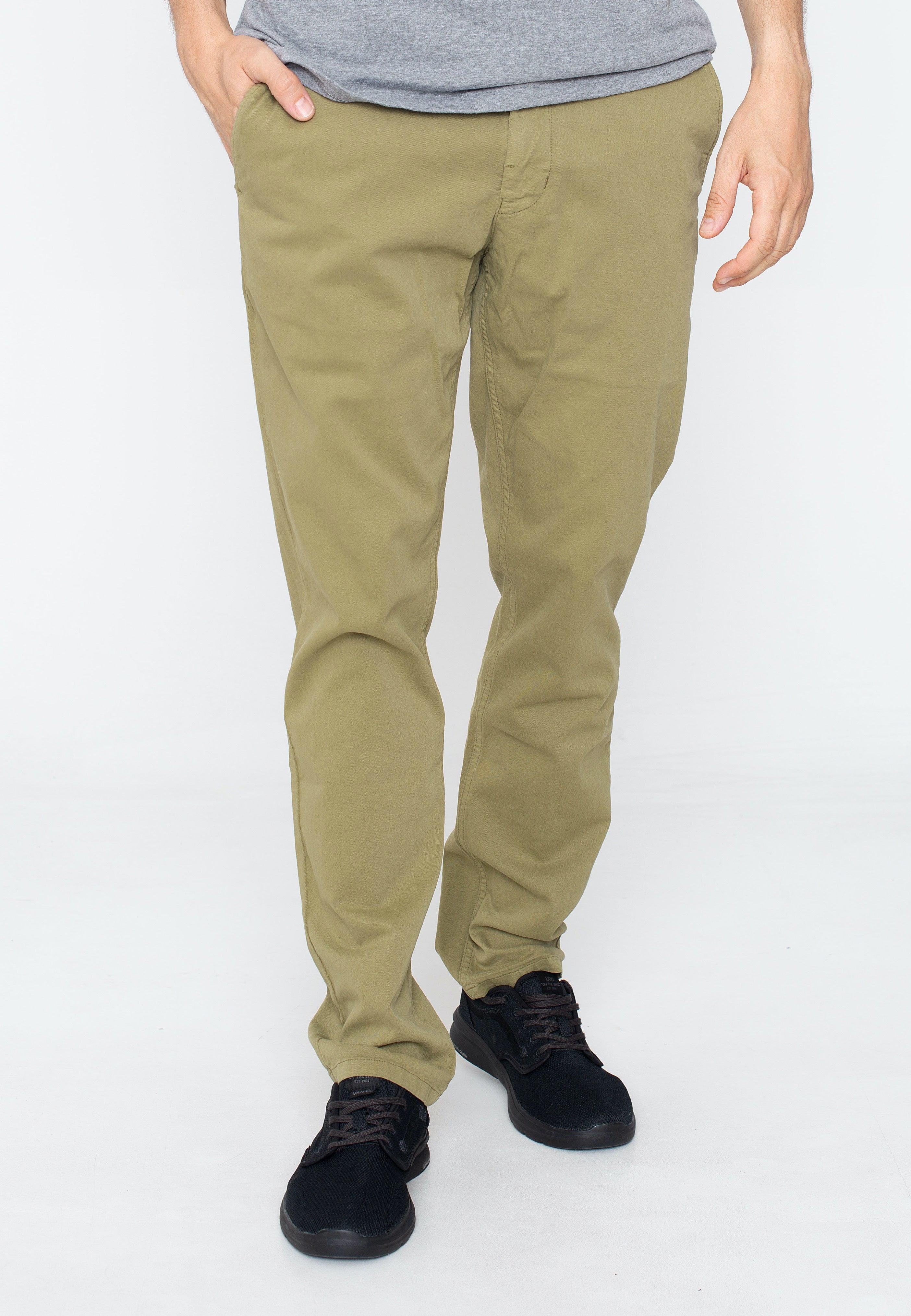Armedangels - Aato Regular Oliva - Pants | Men-Image