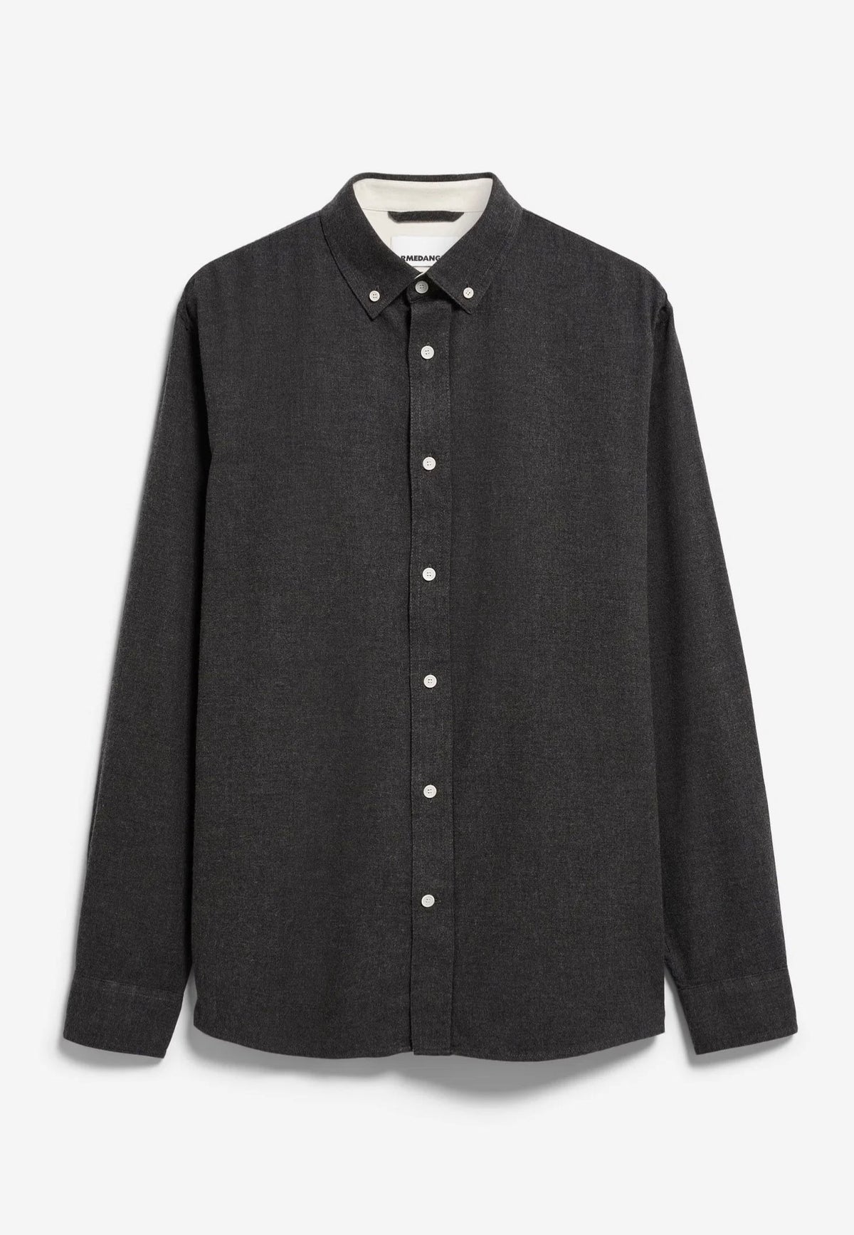 Armedangels - Araamo Flannel Anthrazit Melange - Shirt | Men-Image