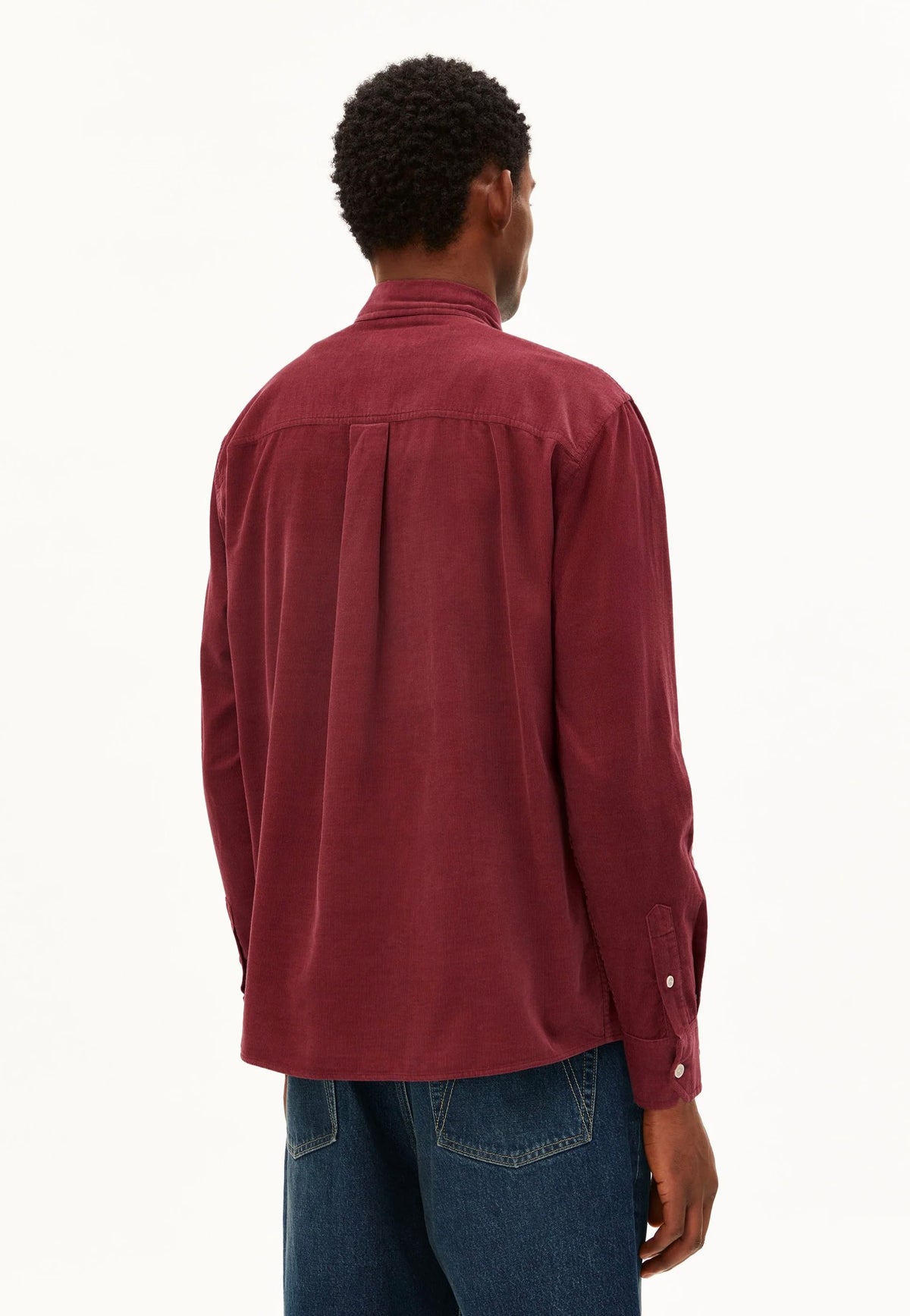 Armedangels Corduroy Velvet Red Overhemd | Men-Image