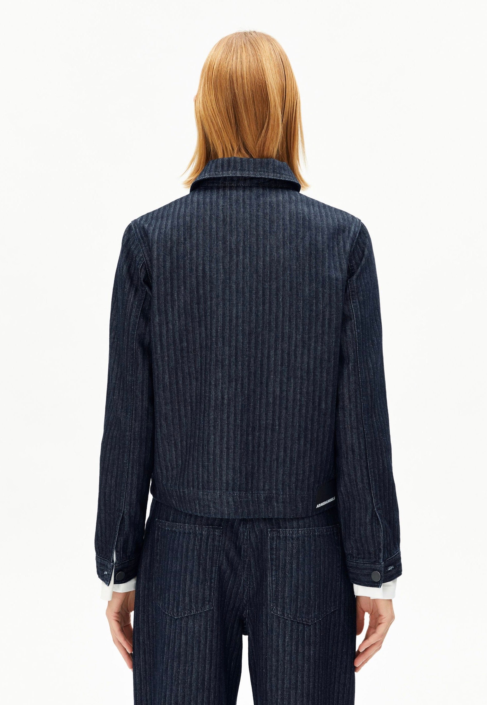 Armedangels - Herringbone Denim Chore Rinse - Jeans Jacket | Women-Image