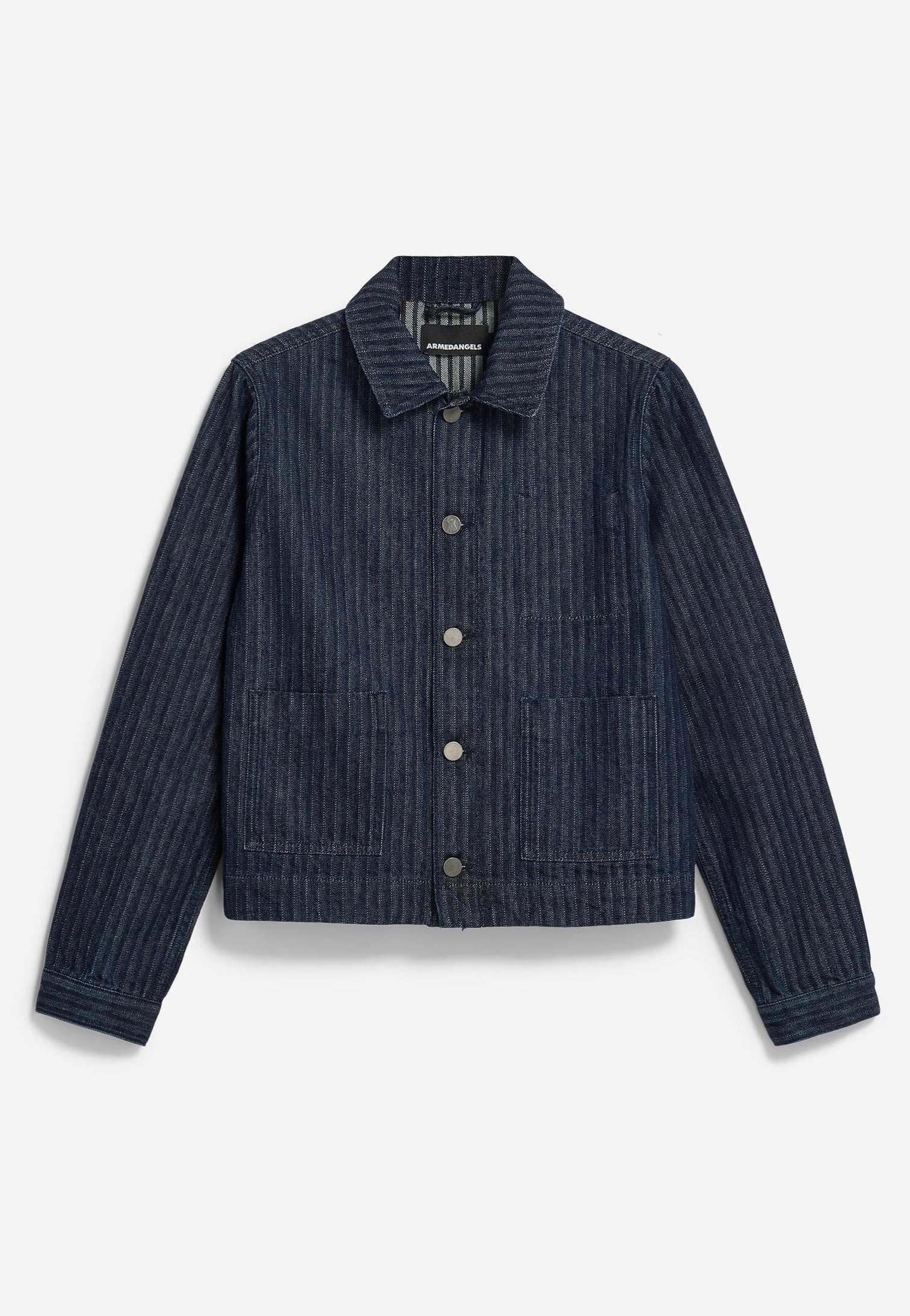 Armedangels - Herringbone Denim Chore Rinse - Jeans Jacket | Women-Image