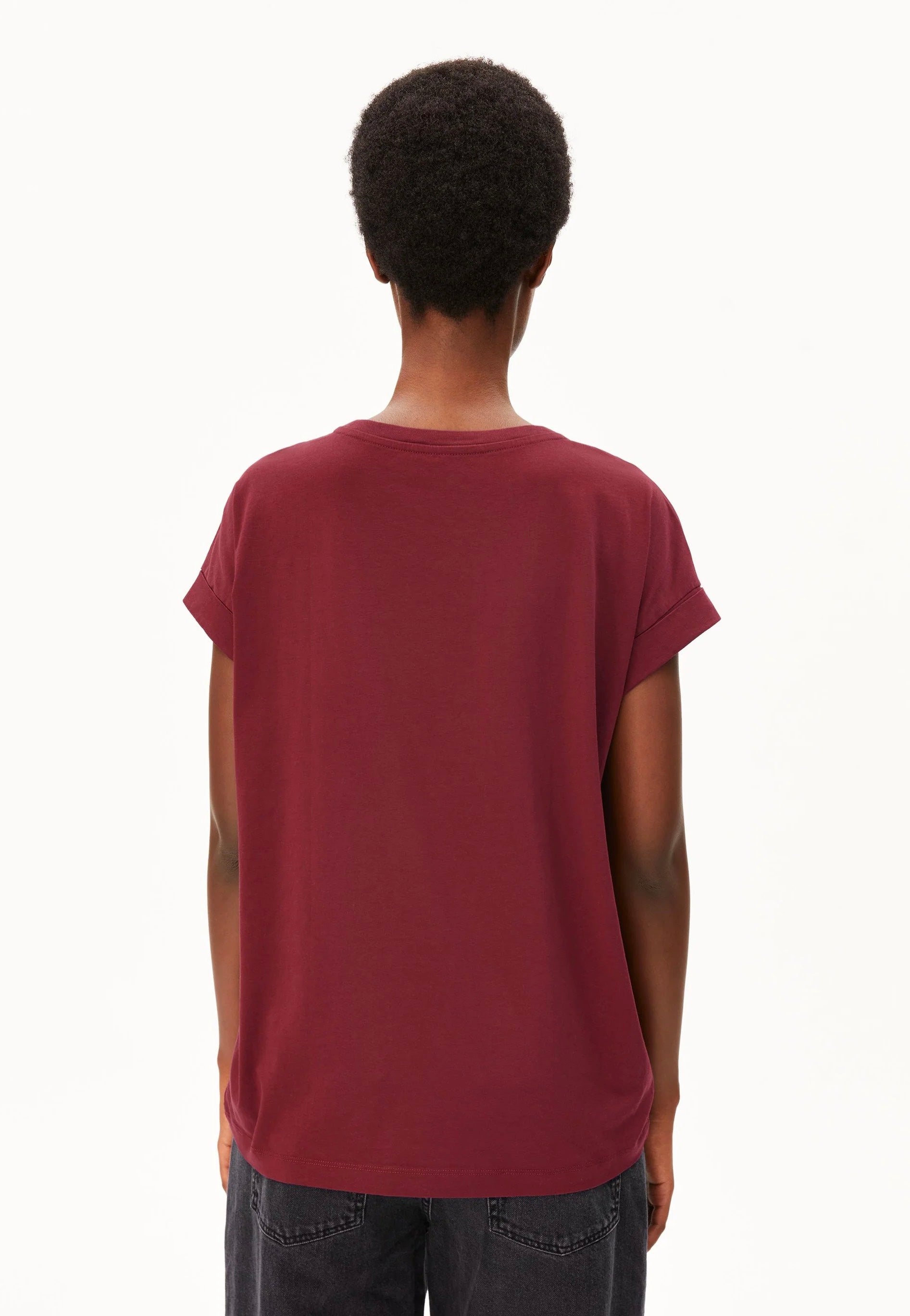 Armedangels - Idaara Velvet Red - T-Shirt | Women-Image