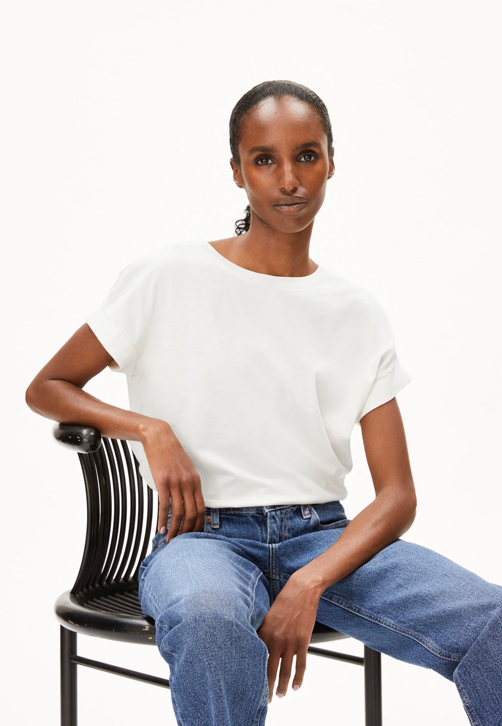 Armedangels - Idaara White - T-Shirt | Women-Image