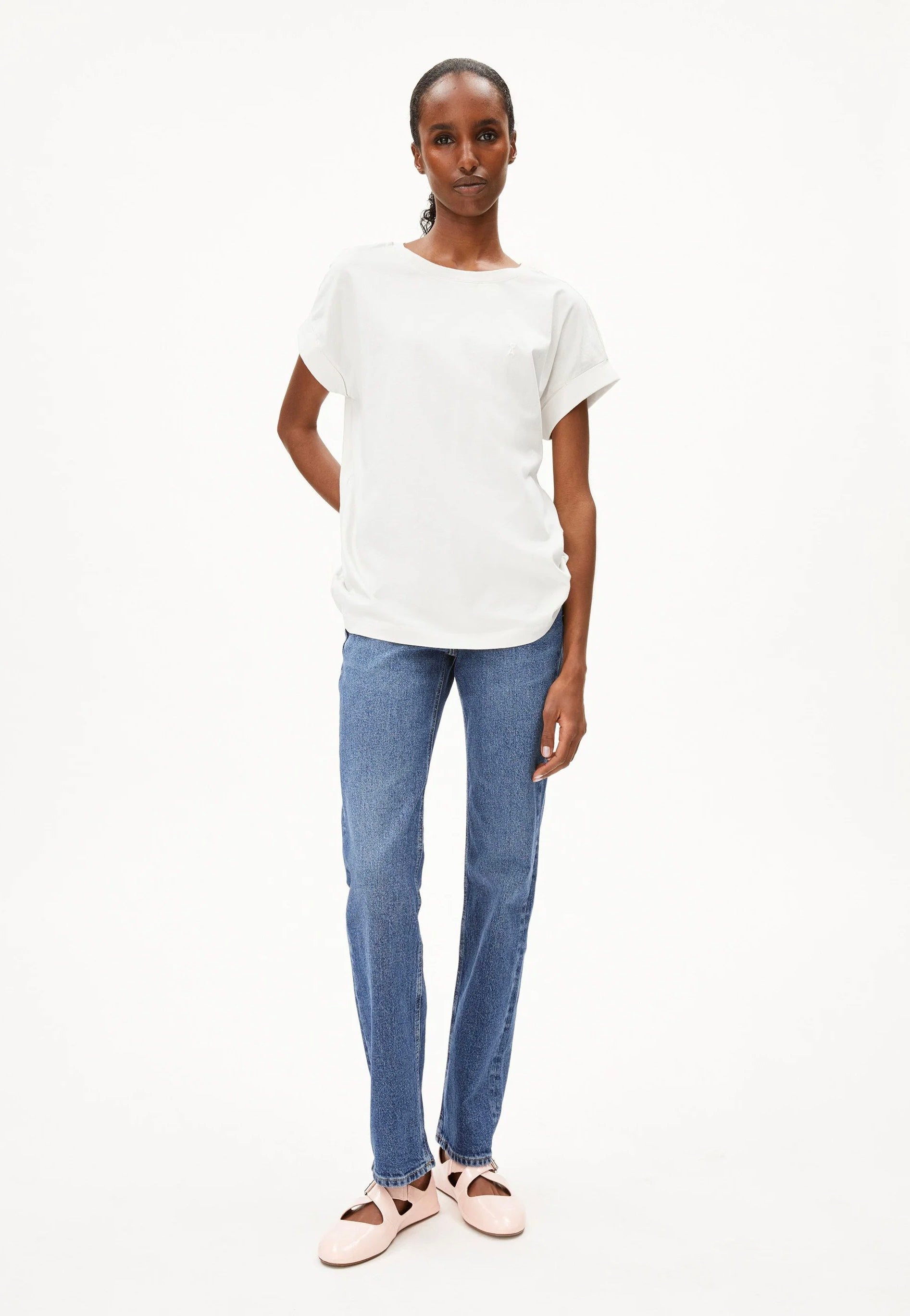 Armedangels - Idaara White - T-Shirt | Women-Image