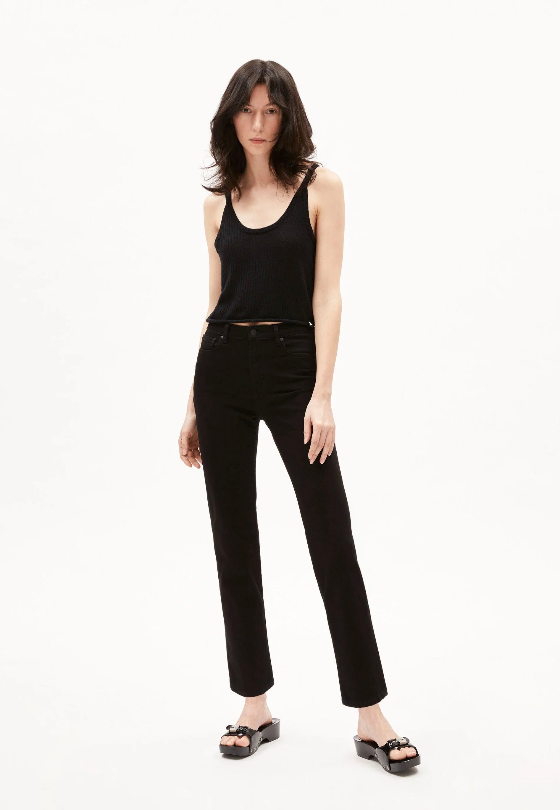 Armedangels - Lejaani High Waist Rinse Black - Jeans | Women-Image