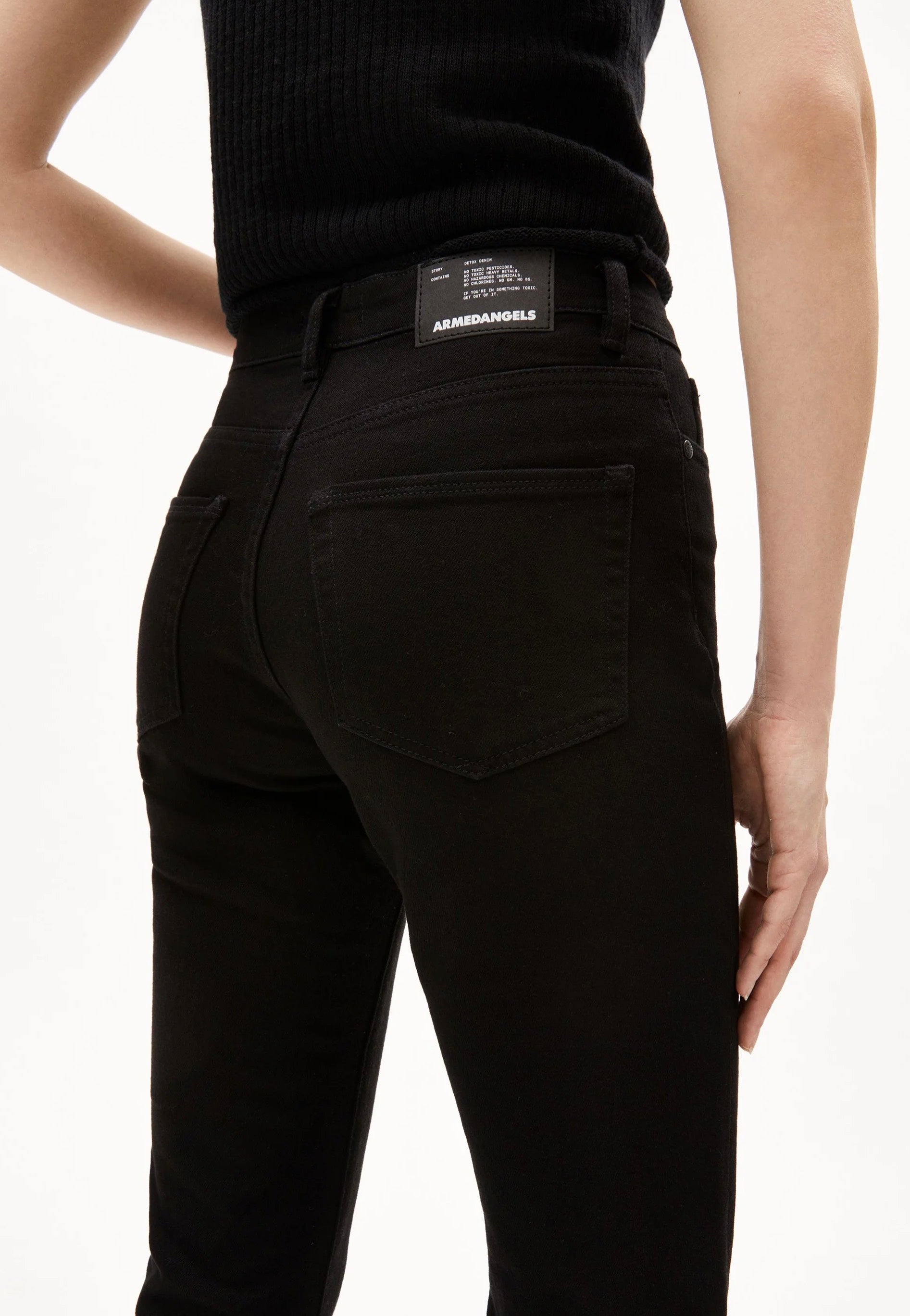 Armedangels - Lejaani High Waist Rinse Black - Jeans | Women-Image