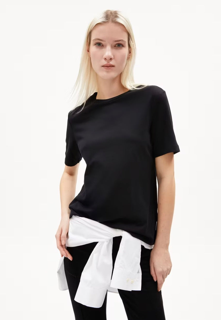 Armedangels - Lualaa Black - T-Shirt | Women-Image