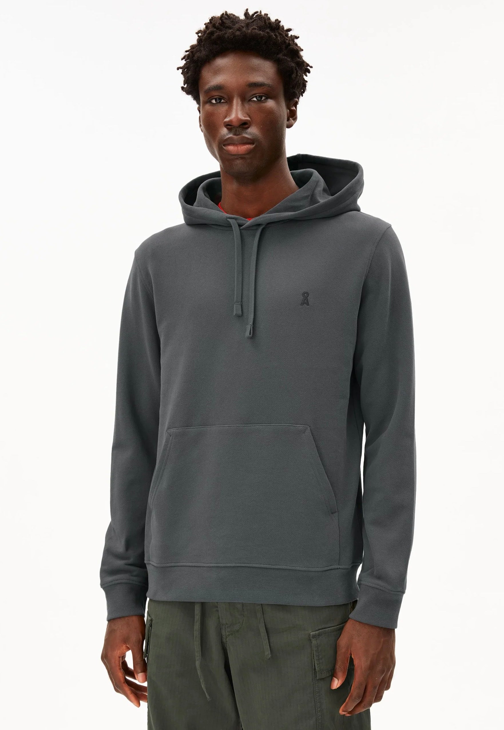 Armedangels - Paarlo Fleece Space Steel - Hoodie | Men-Image