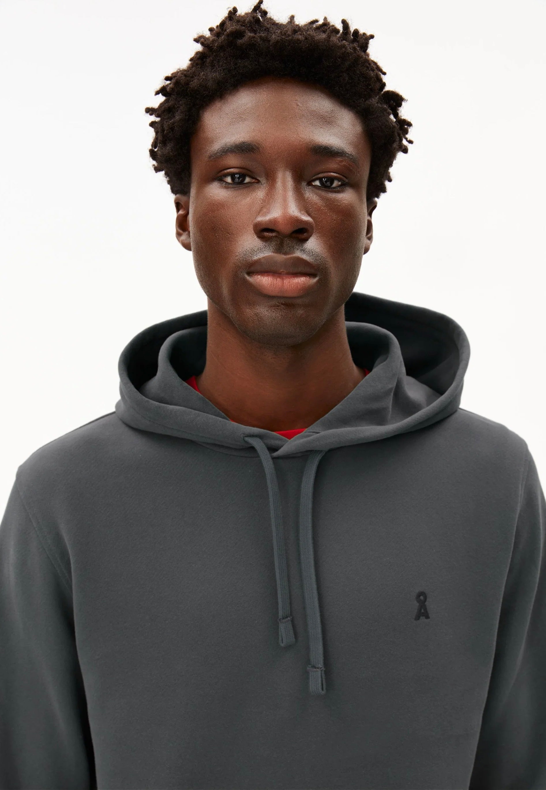 Armedangels - Paarlo Fleece Space Steel - Hoodie | Men-Image