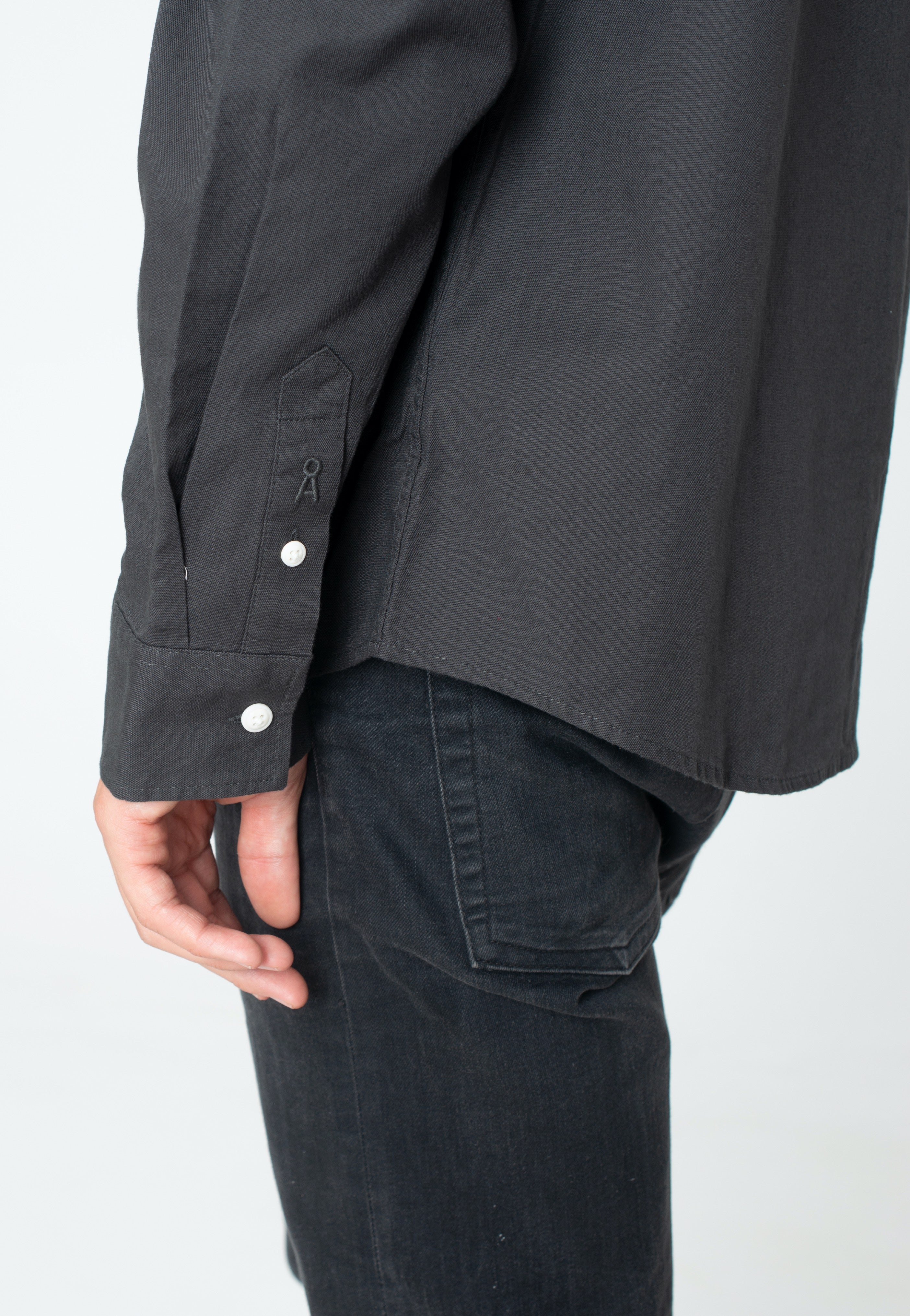 Armedangels - Quaadi Graphite - Shirt | Men-Image
