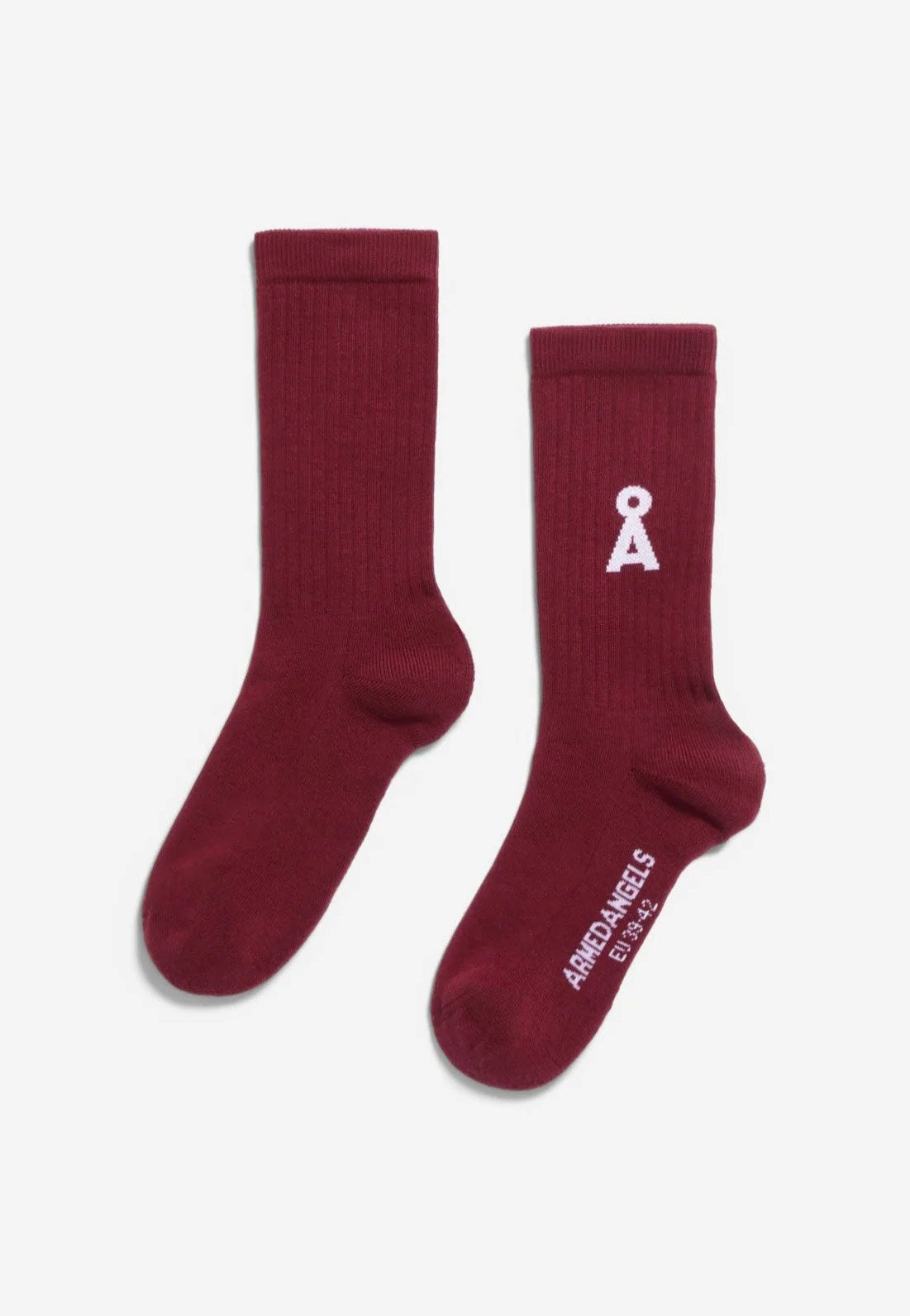 Armedangels - Saamus Bold Velvet Red - Socks | Neutral-Image
