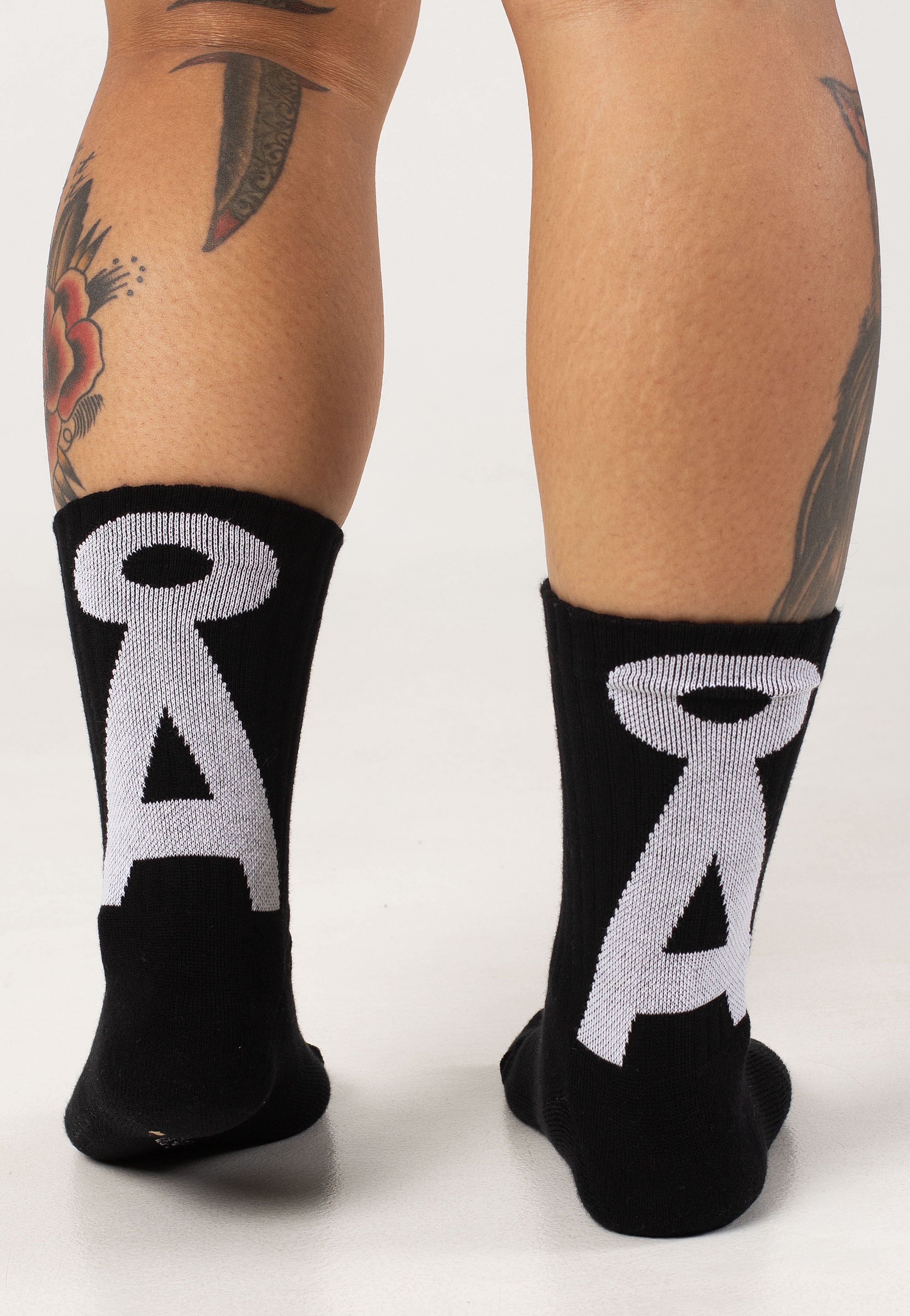 Armedangels - Saamus Short Black/White - Socks | Women-Image