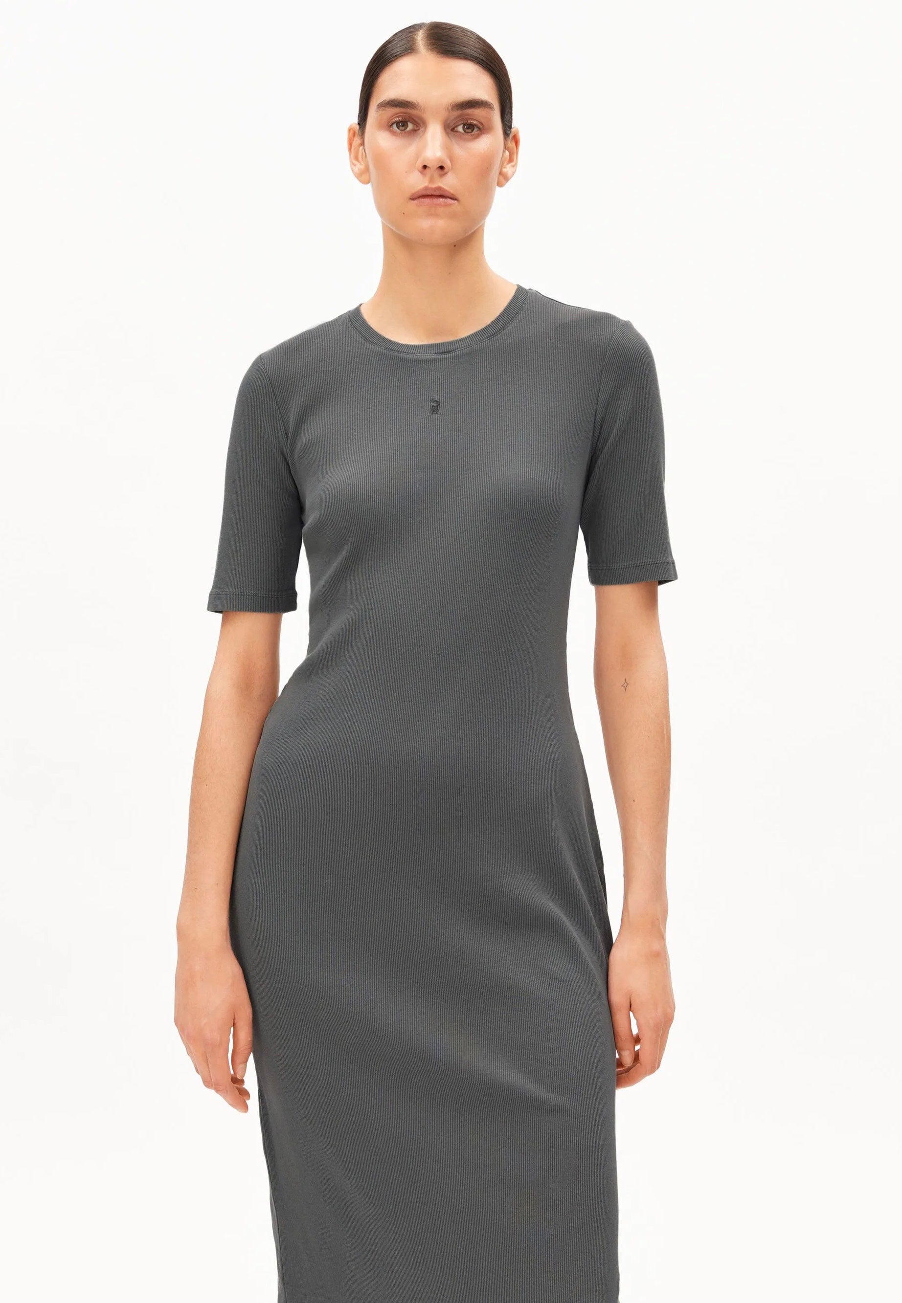 Armedangels - Sehaaraa Gmt Dye Space Steel - Dress | Women-Image