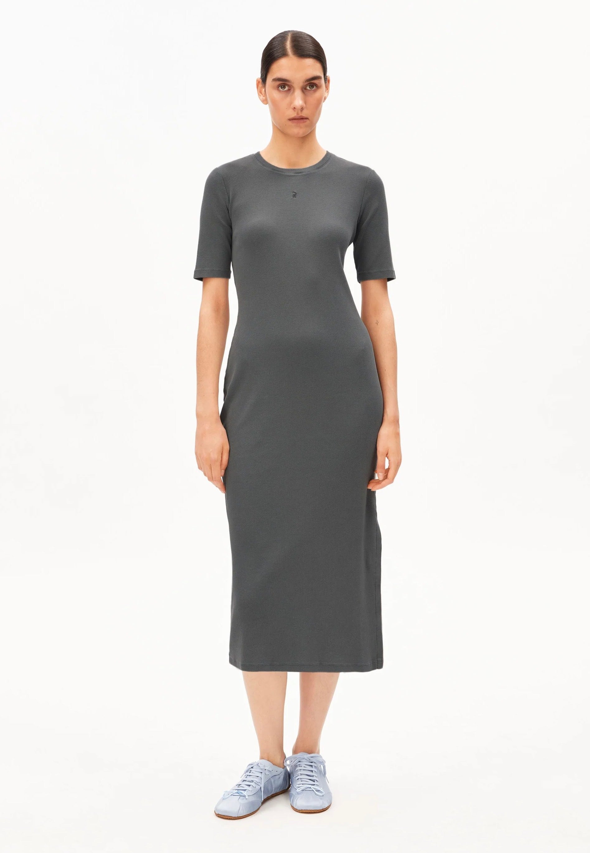 Armedangels - Sehaaraa Gmt Dye Space Steel - Dress | Women-Image