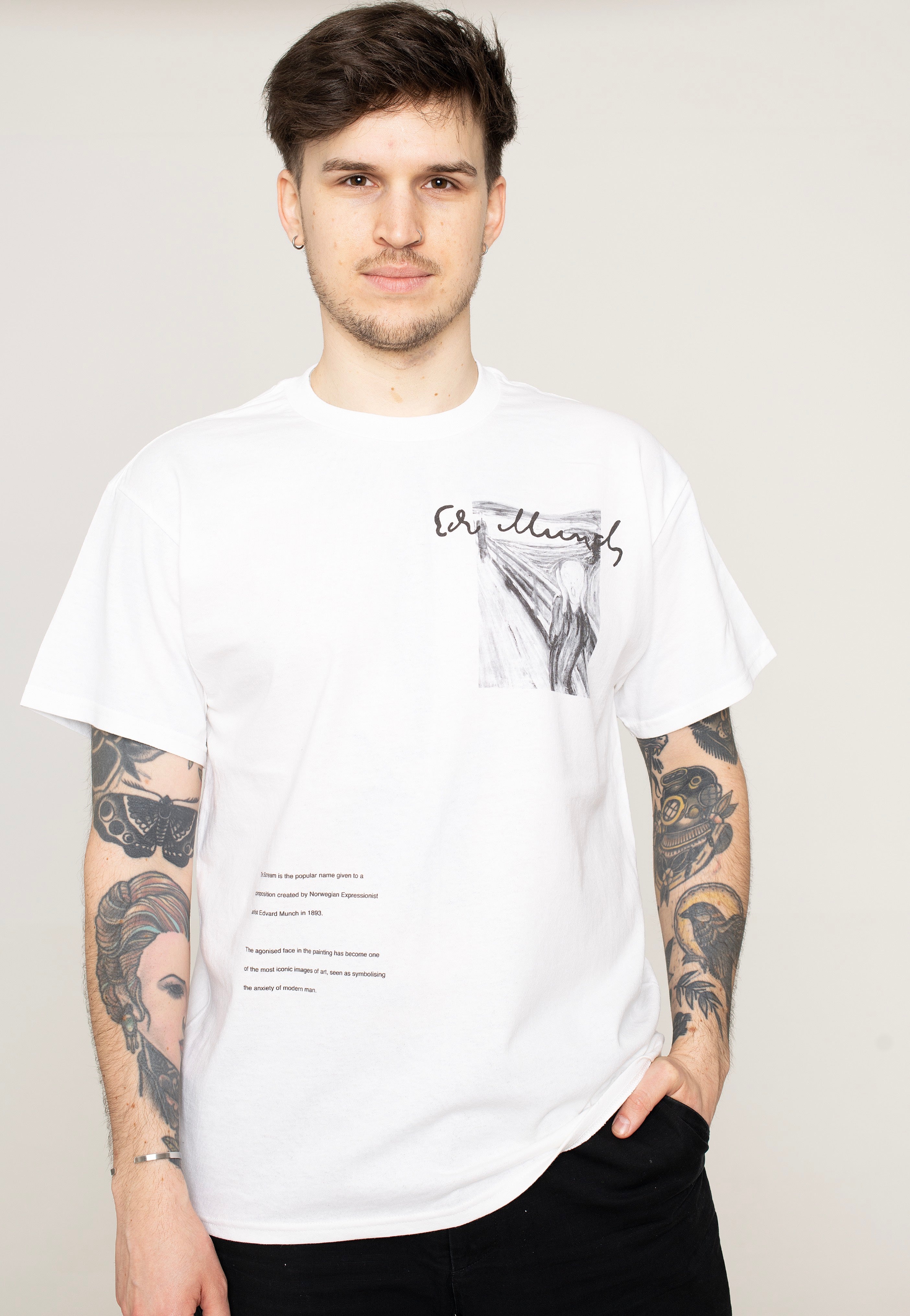 Art - Munch 1893 White - T-Shirt | Men-Image