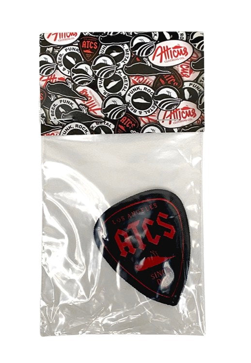 Atticus - Plectrum Black - Patch | Neutral-Image