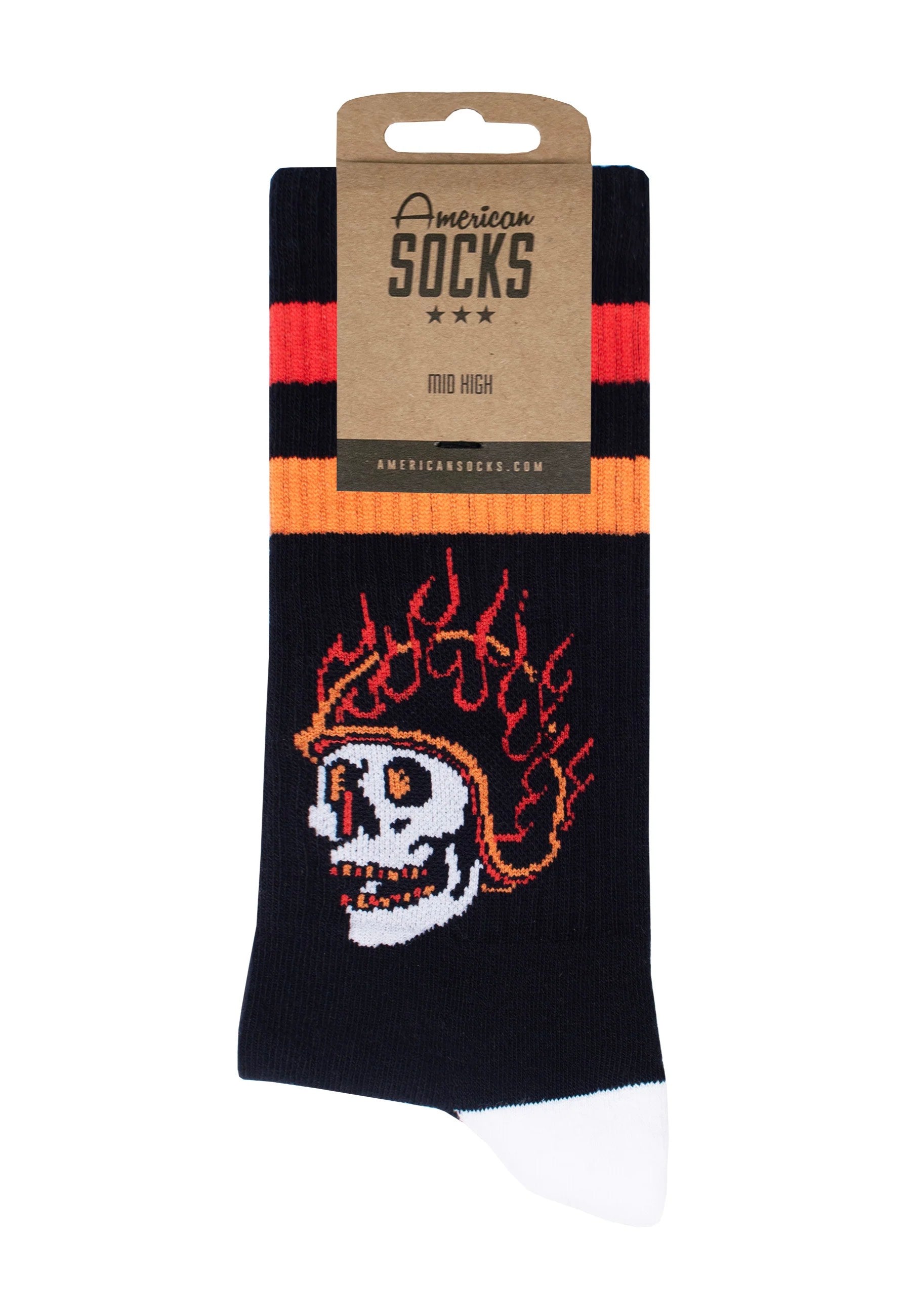 American Socks - Piston Rebels Mid High - Socks | Neutral-Image