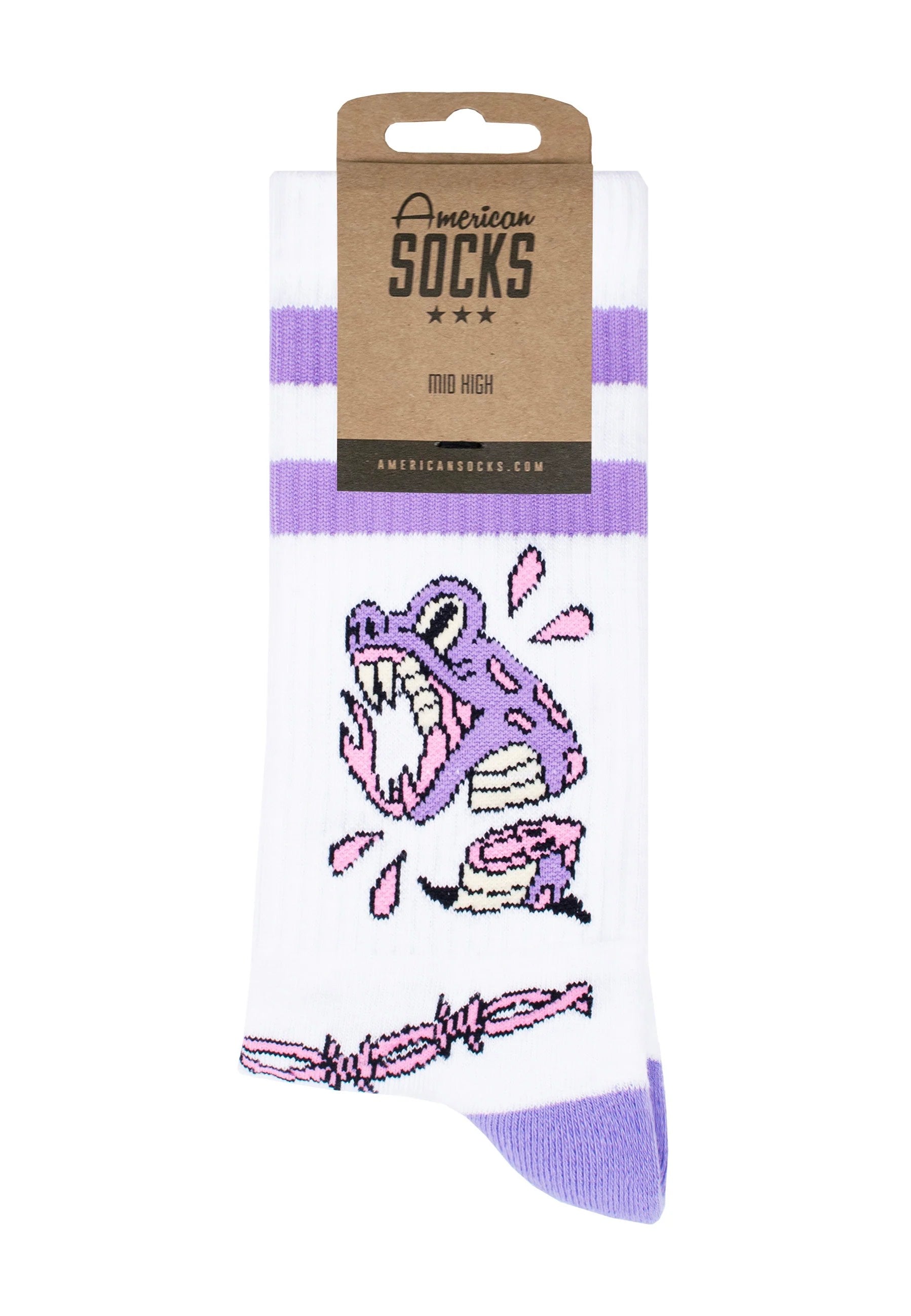 American Socks - Snake Bite Mid High - Socks | Neutral-Image