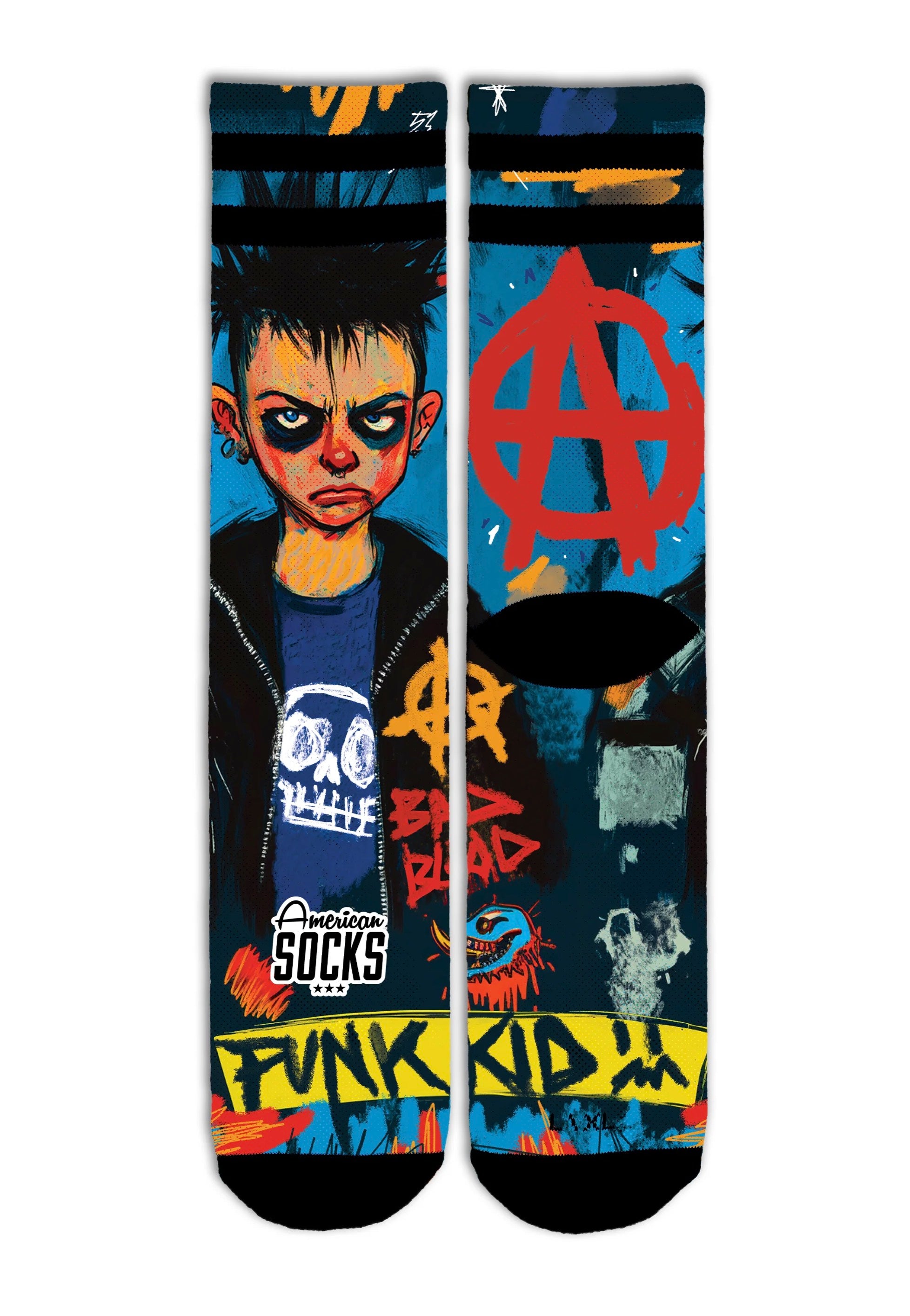 American Socks - Youth Renegade Mid High  - Socks | Neutral-Image