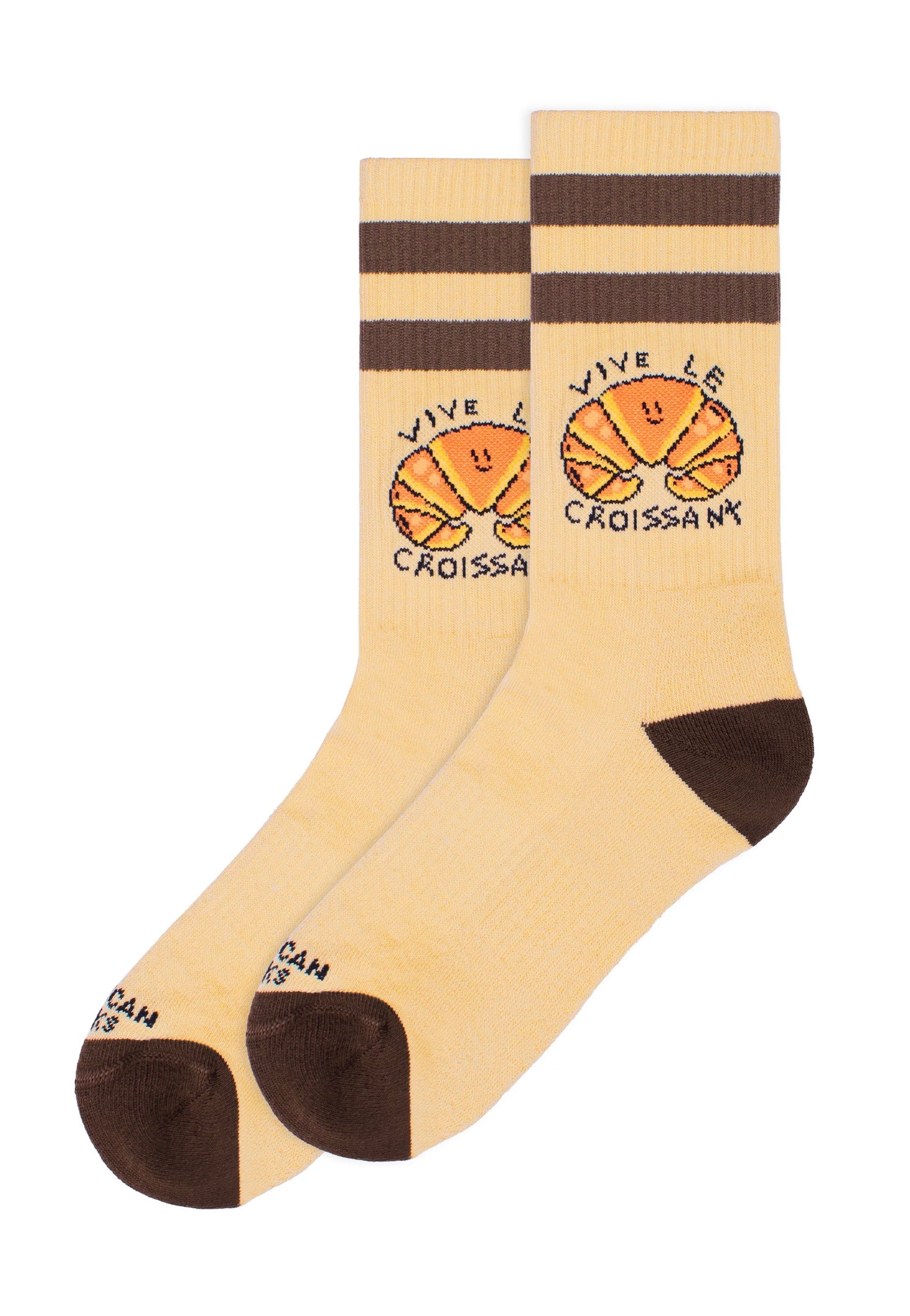 American Socks - Vive Le Croissant Mid High - Socks | Neutral-Image