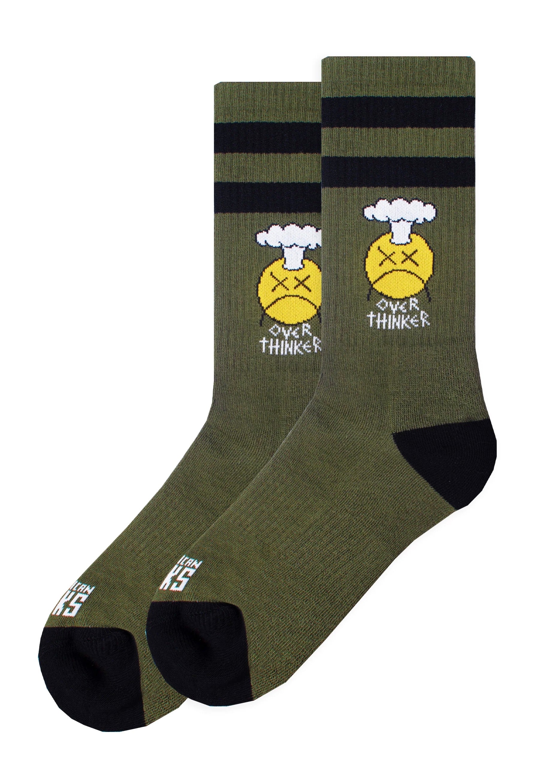 American Socks - Over Thinker Mid High - Socks | Neutral-Image