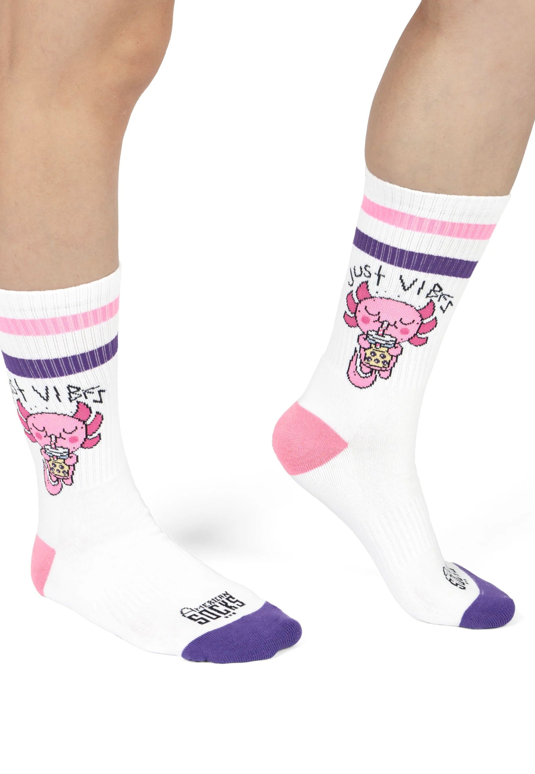 American Socks - Just Vibes Mid High - Socks | Neutral-Image