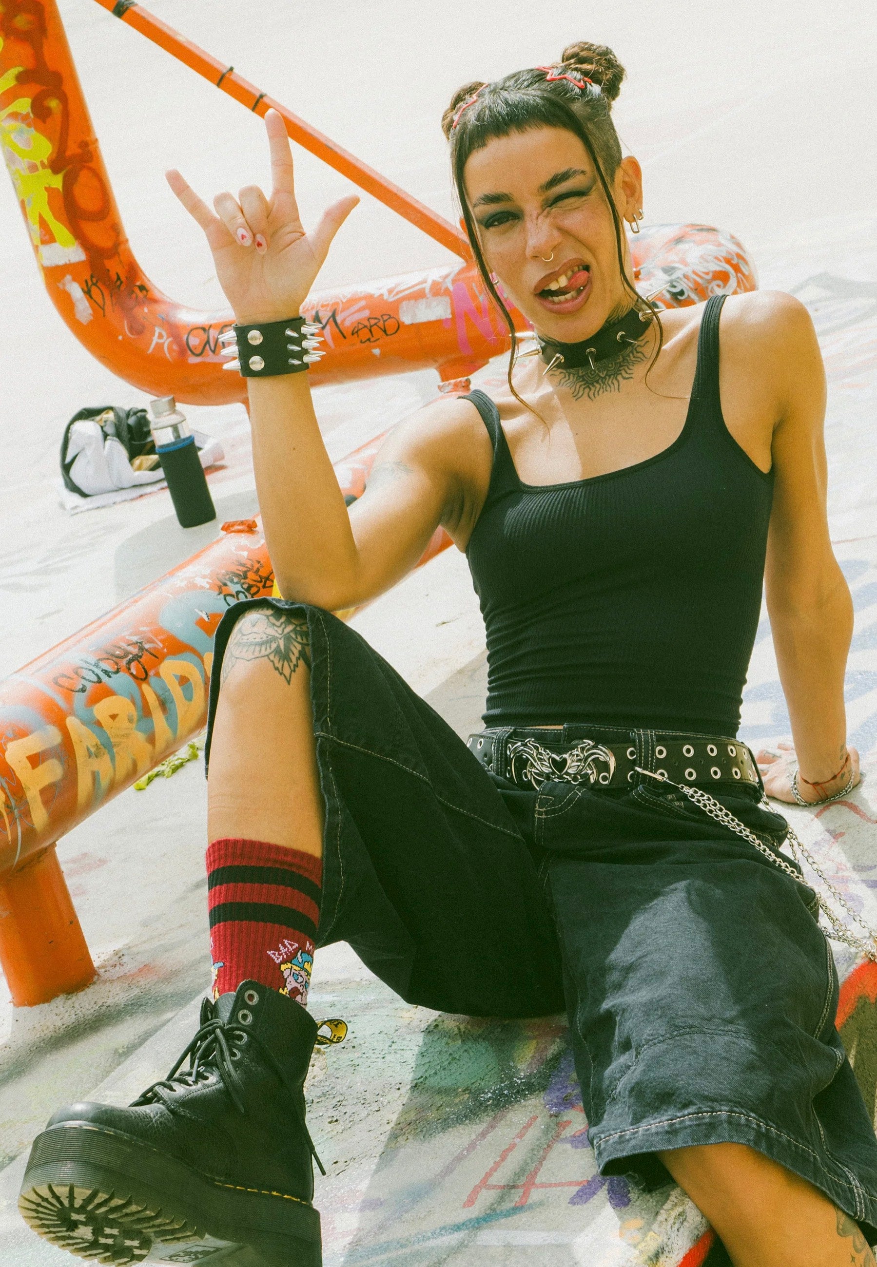 American Socks - Bad Mood Mid High - Socks | Neutral-Image