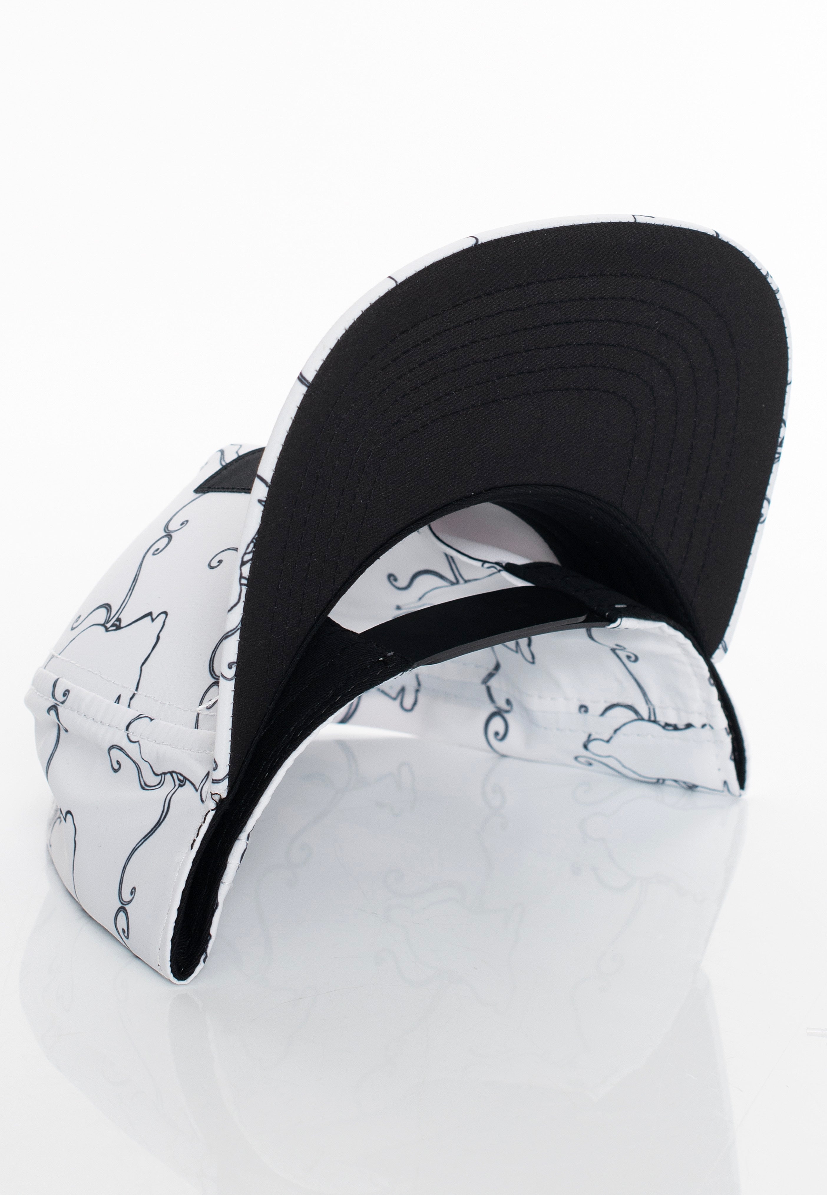 Assassination Classroom - Koro Sensei Line Art White - Cap | Neutral-Image