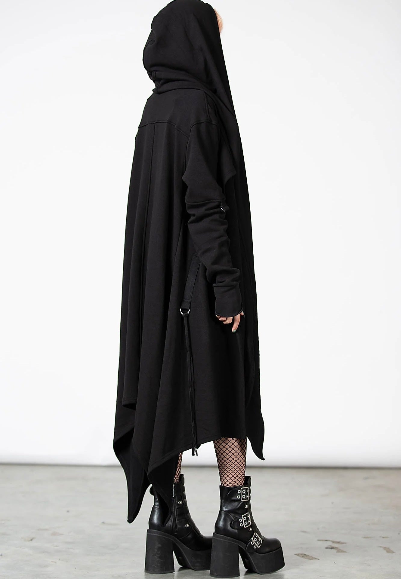 Killstar - Assassins Hooded Black - Cardigan | Women-Image