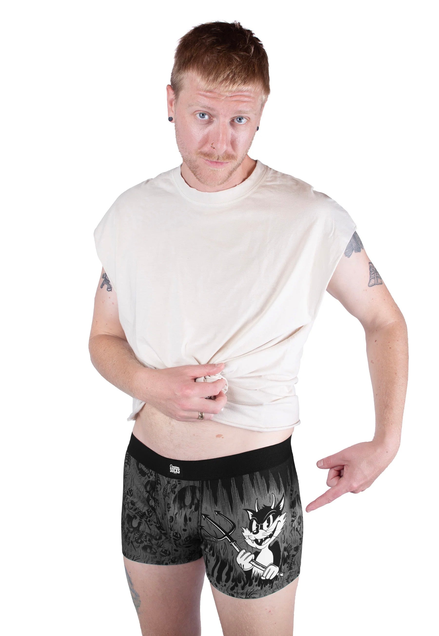 American Socks - Evil Cat - Boxershorts | Men-Image