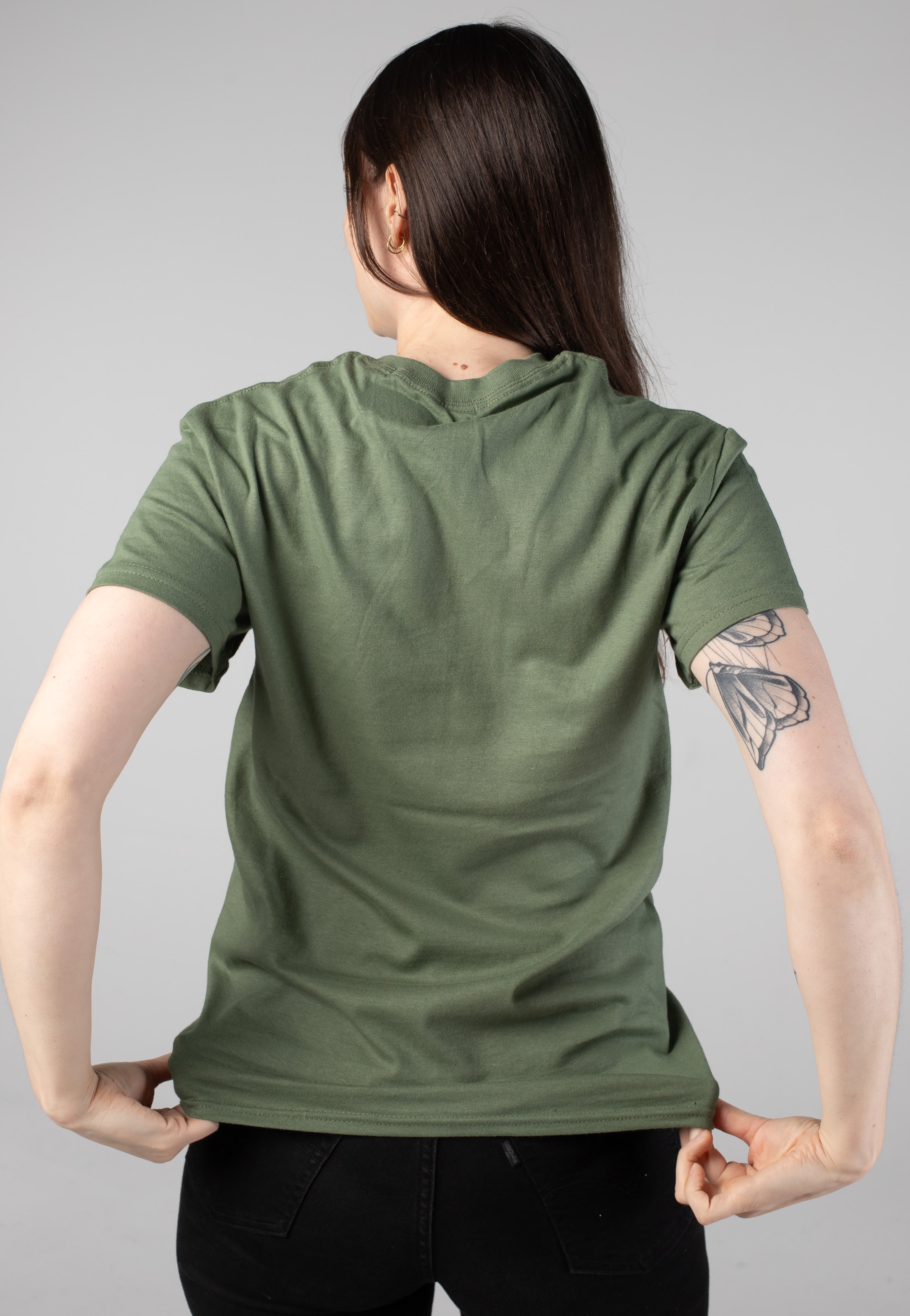 Atheist - Black Logo Military Greeen - T-Shirt | Women-Image