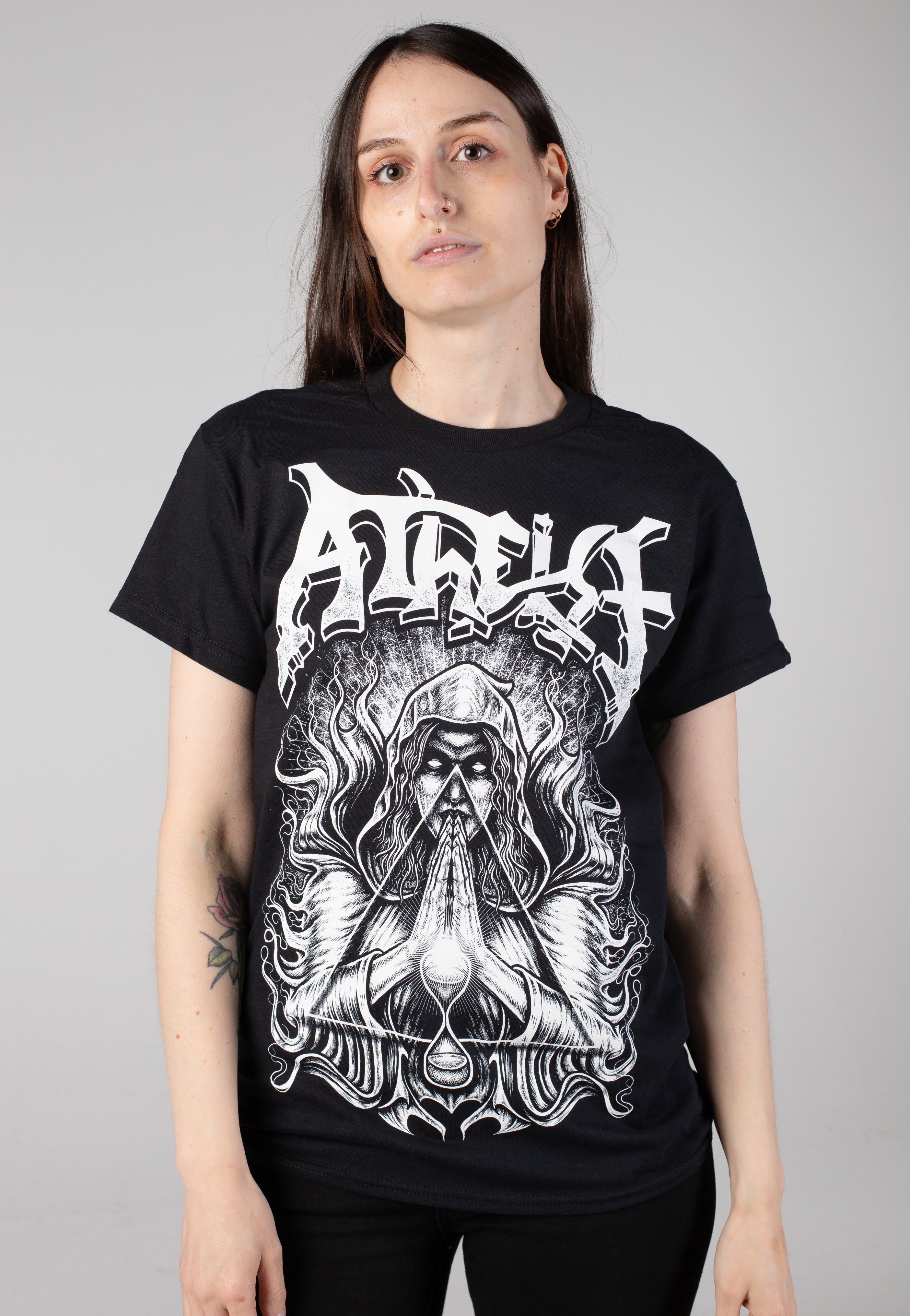 Atheist - Hourglass BW - T-Shirt | Women-Image