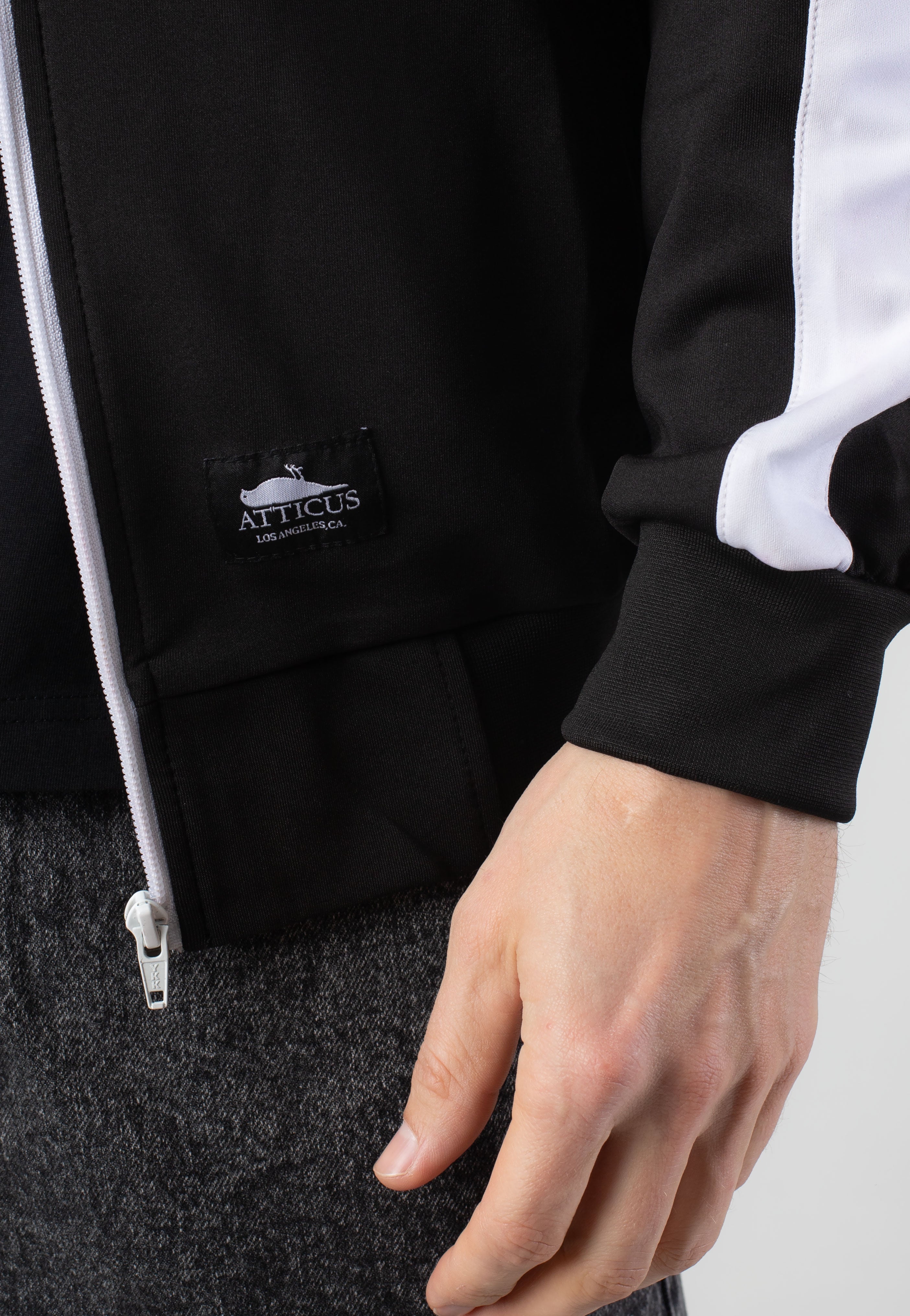 Atticus - Script Track Black - Track Jacket | Men-Image