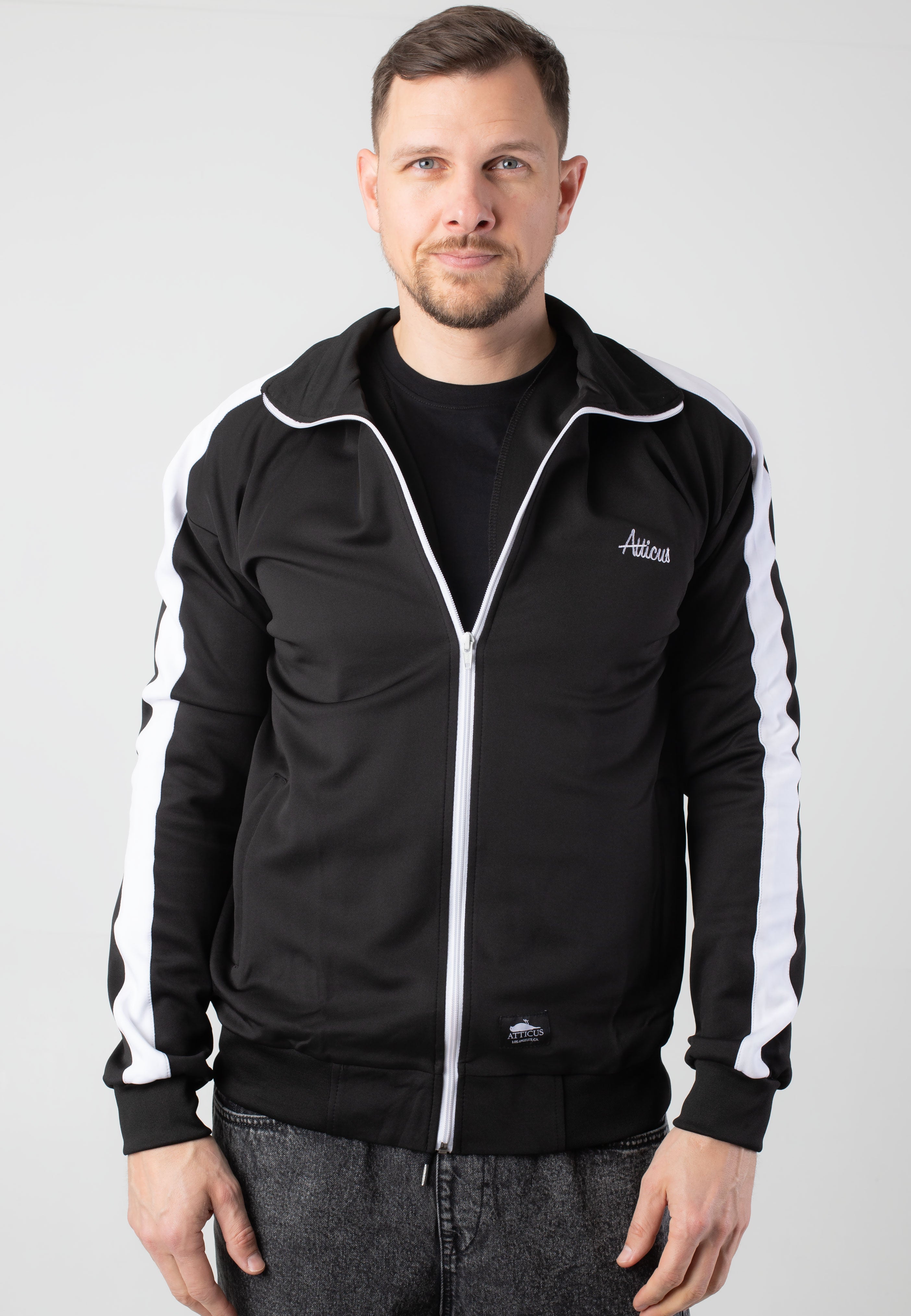 Atticus - Script Track Black - Track Jacket | Men-Image