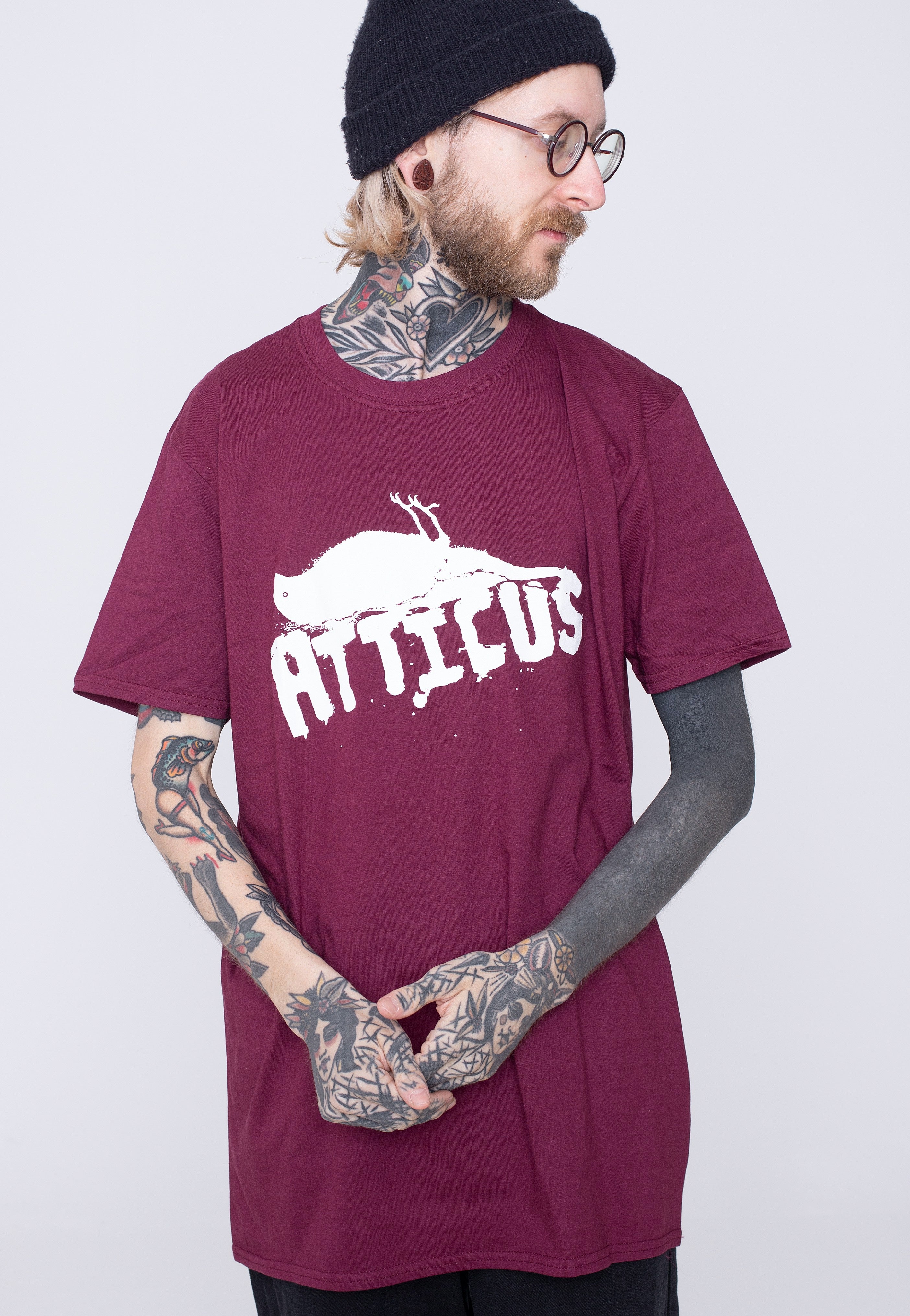 Atticus - Skelter Maroon - T-Shirt | Men-Image