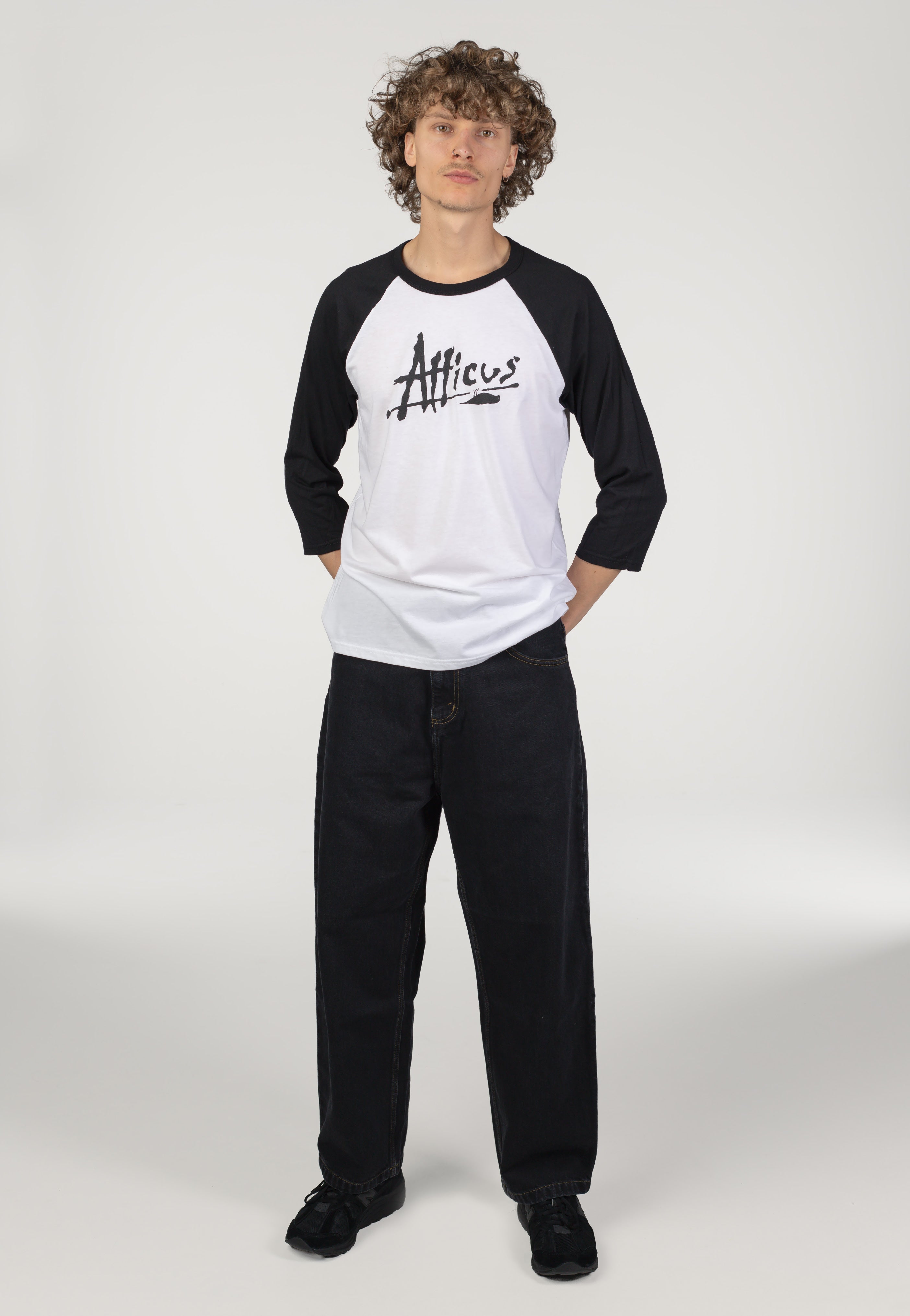 Atticus - Apocalyptic Baseball White/Black - Longsleeve | Men-Image
