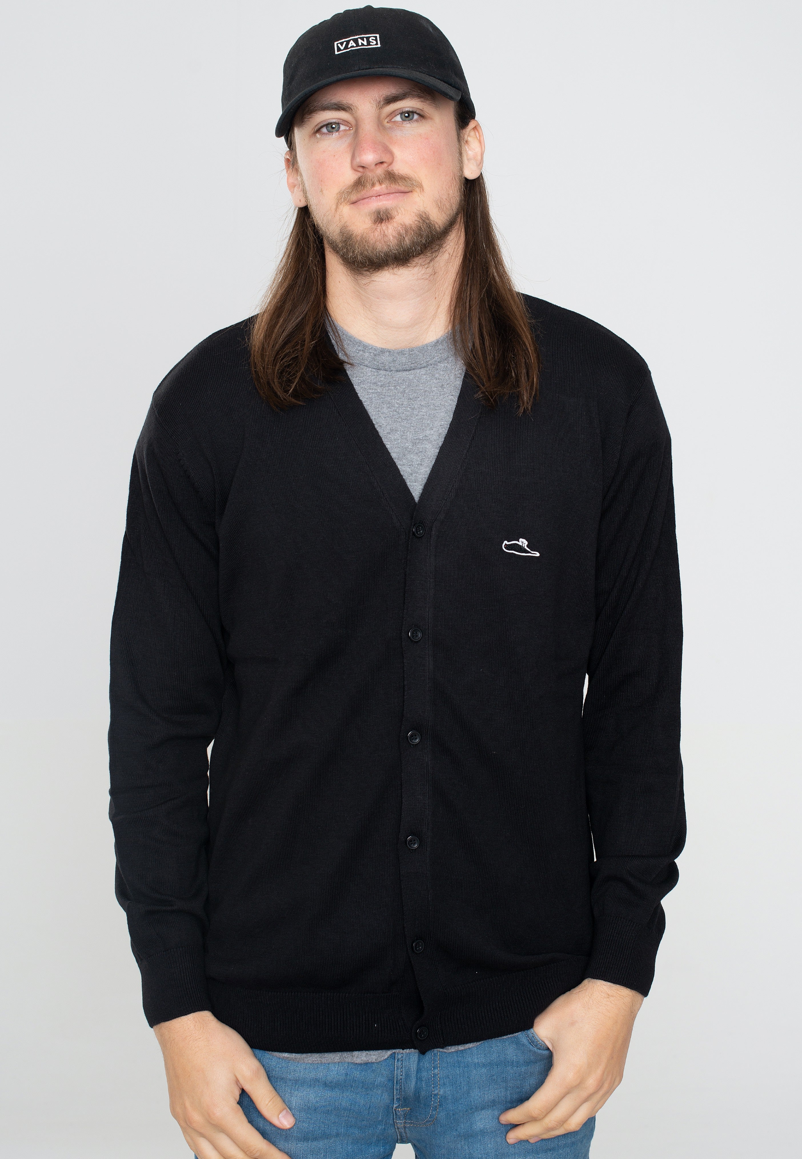 Atticus - Baker Knit Black - Cardigan | Men-Image