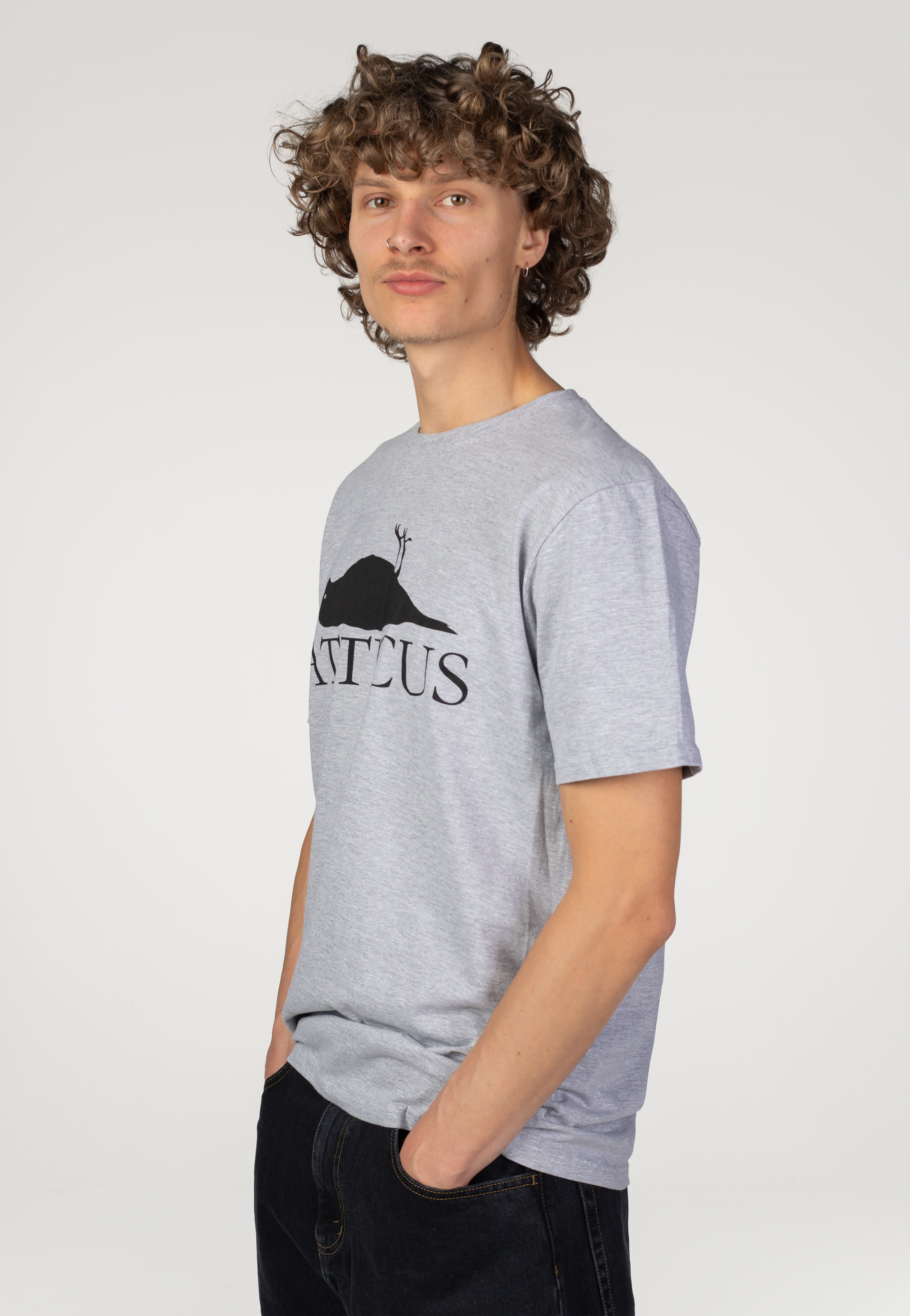 Atticus - Brand Logo Heather Grey - T-Shirt | Men-Image