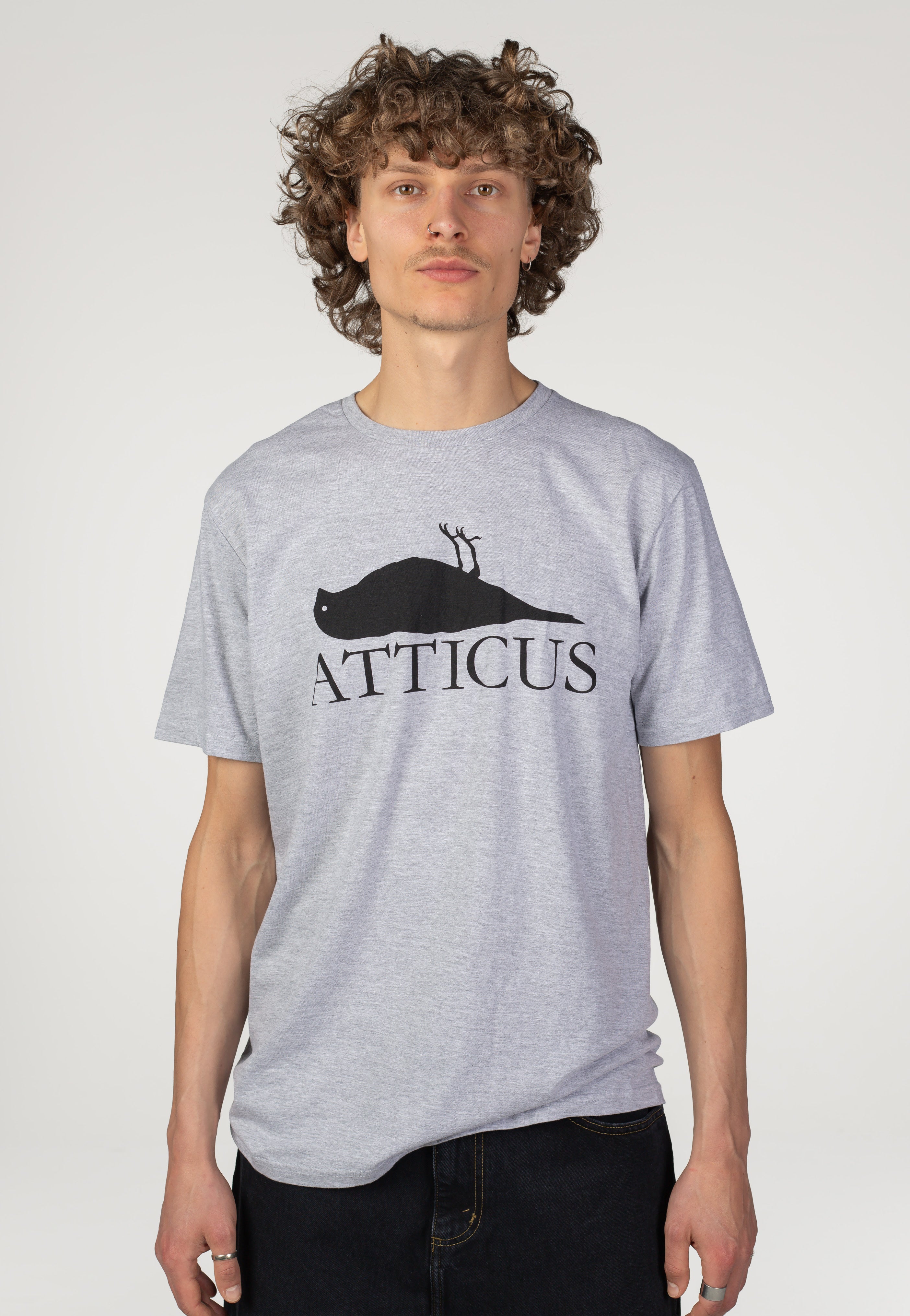 Atticus - Brand Logo Heather Grey - T-Shirt | Men-Image