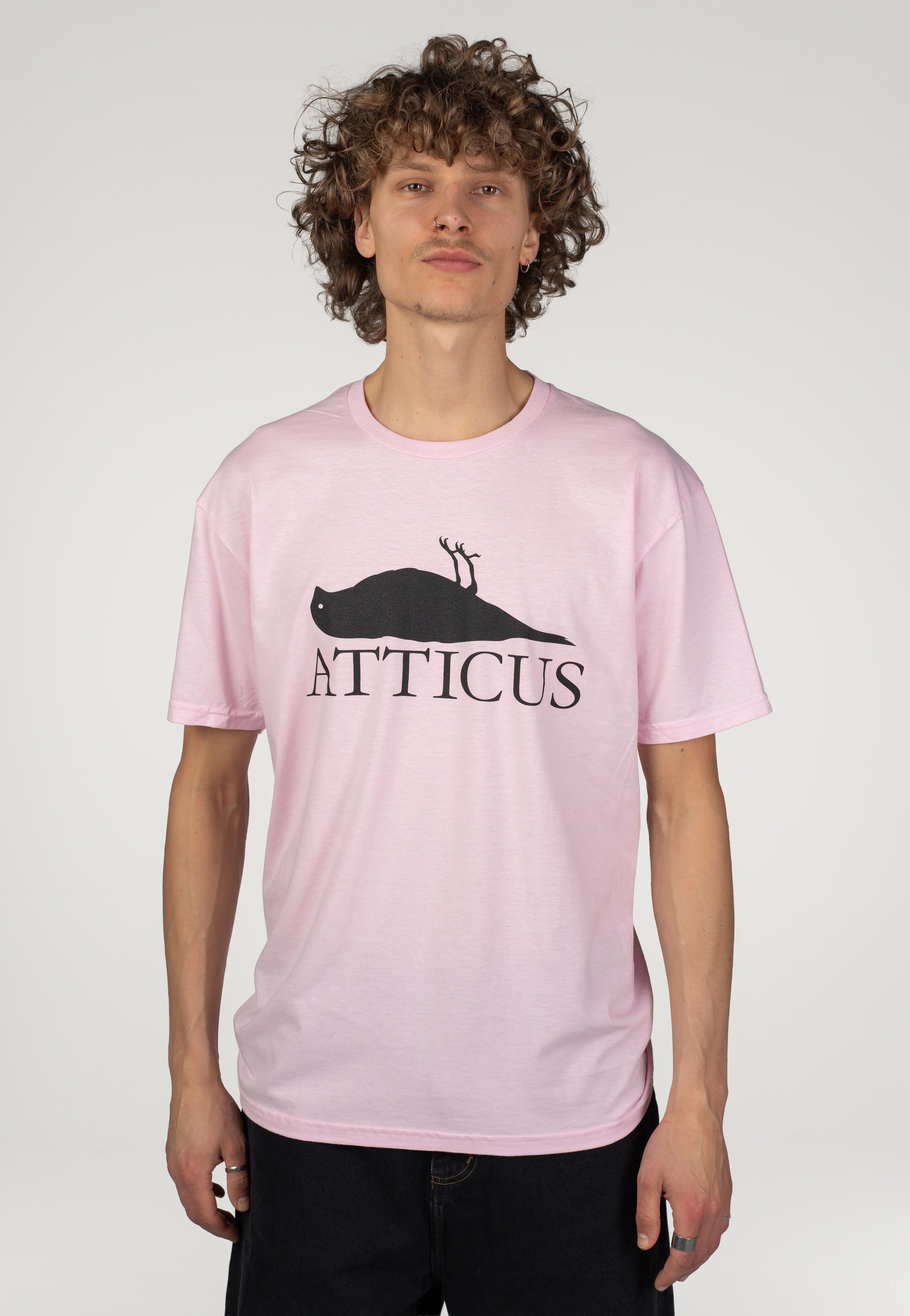 Atticus - Brand Logo Light Pink - T-Shirt | Men-Image