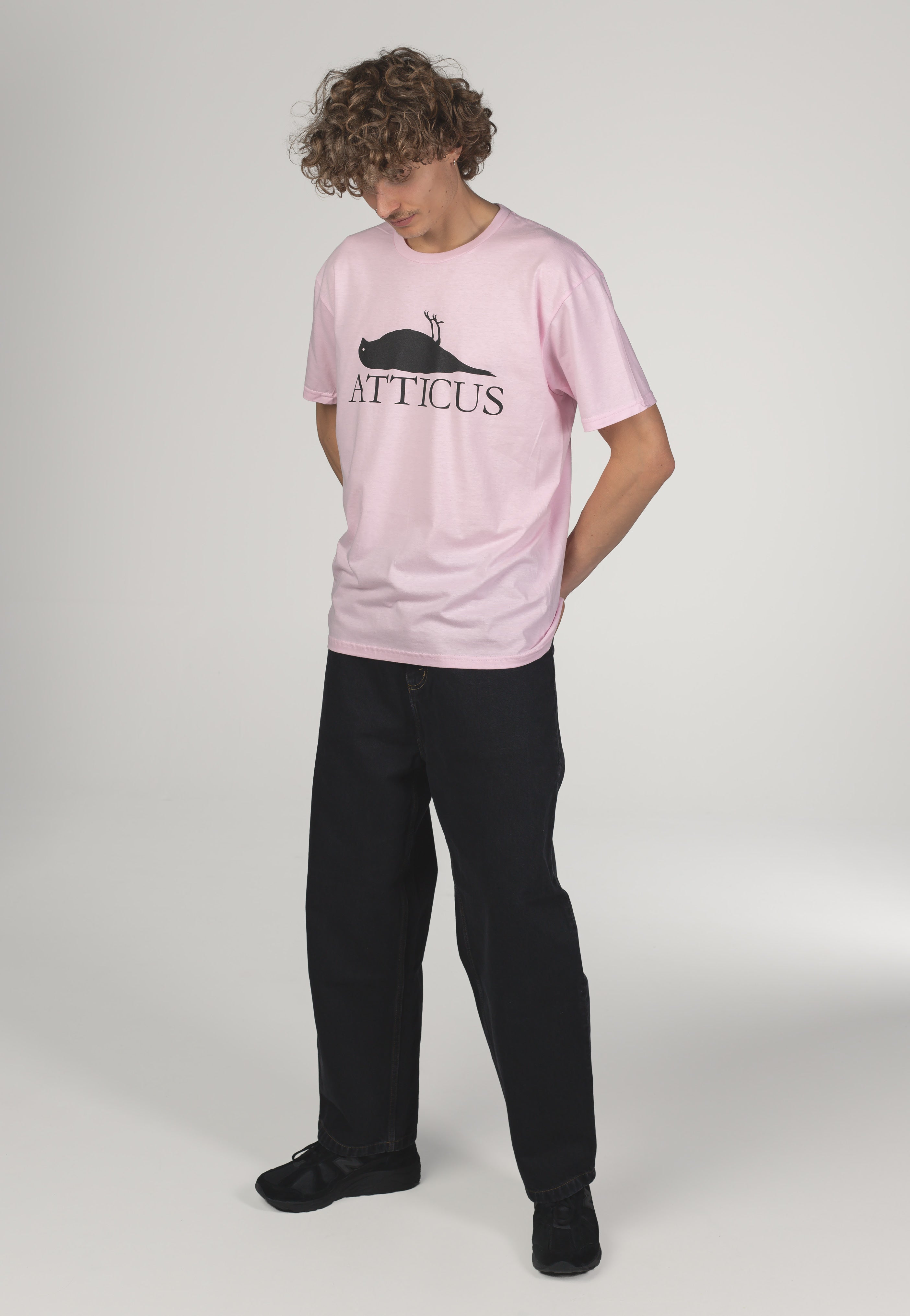 Atticus - Brand Logo Light Pink - T-Shirt | Men-Image