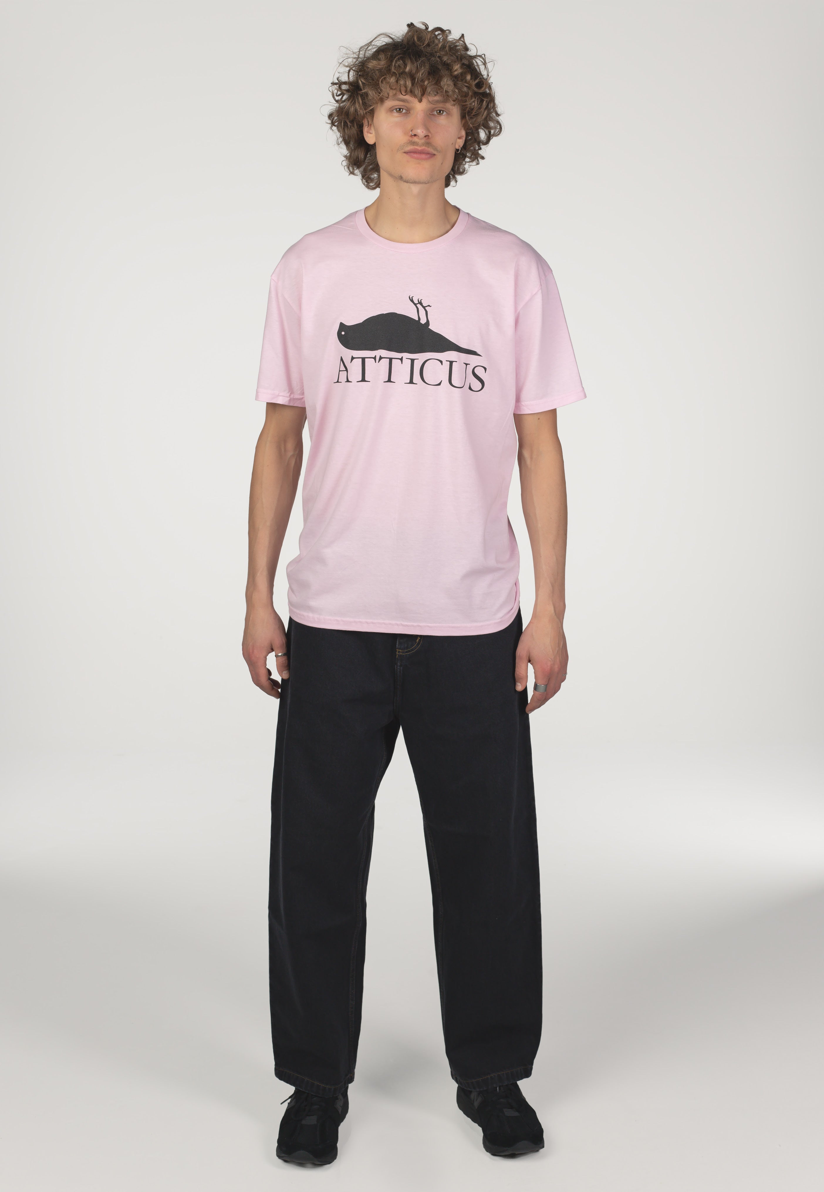 Atticus - Brand Logo Light Pink - T-Shirt | Men-Image