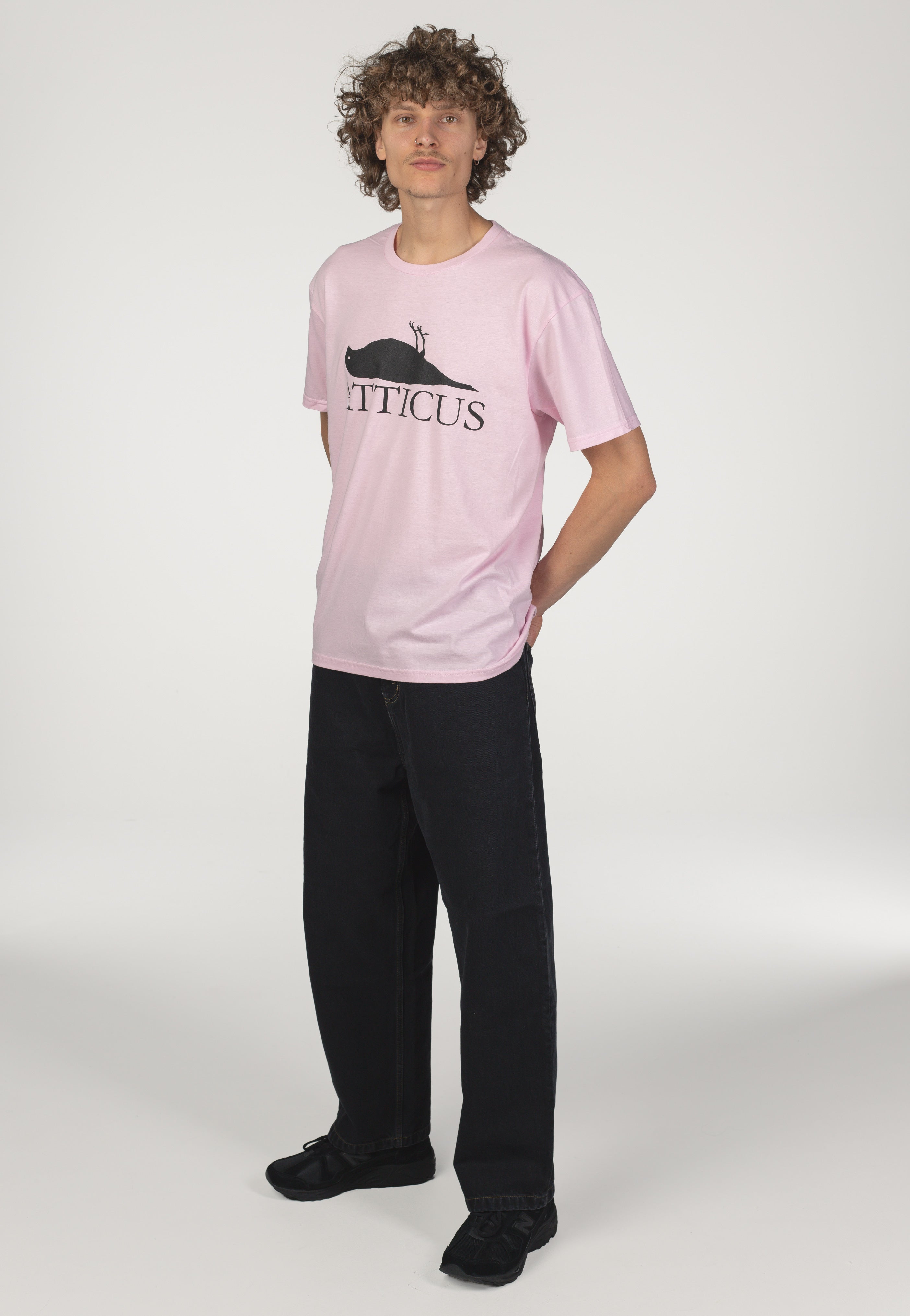 Atticus - Brand Logo Light Pink - T-Shirt | Men-Image