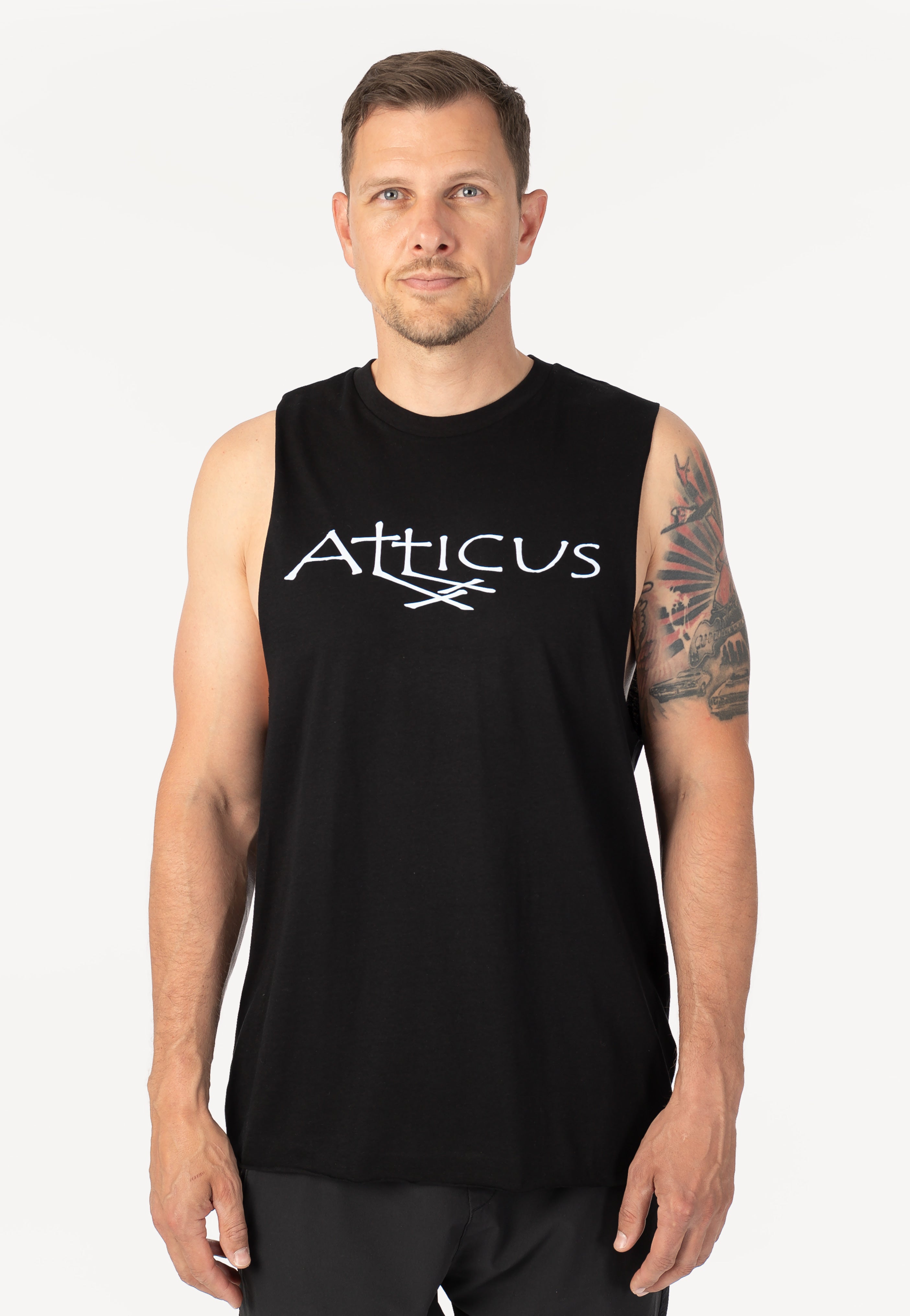 Atticus - Double Cross Armhole Black - Sleeveless | Men-Image