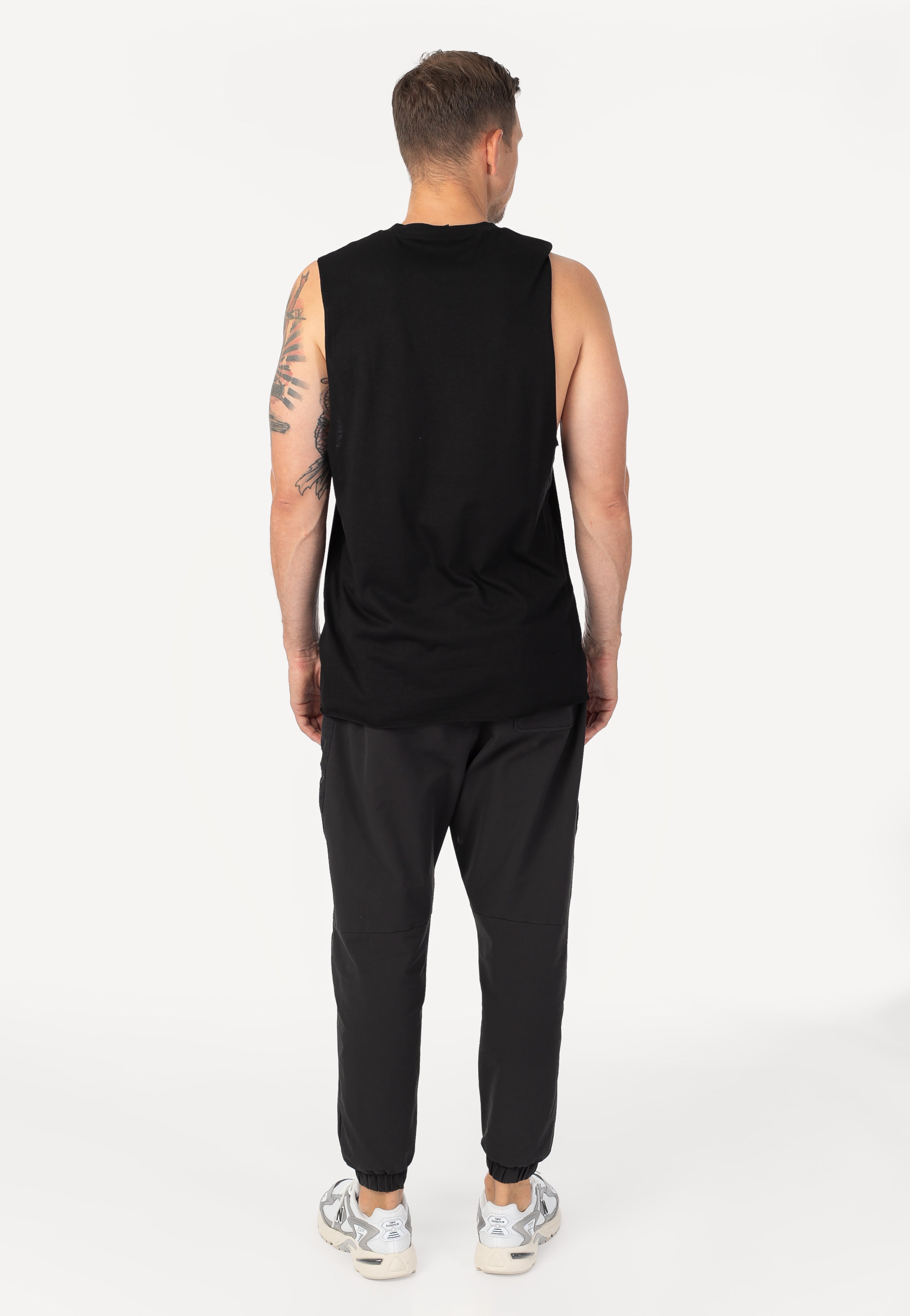 Atticus - Double Cross Armhole Black - Sleeveless | Men-Image
