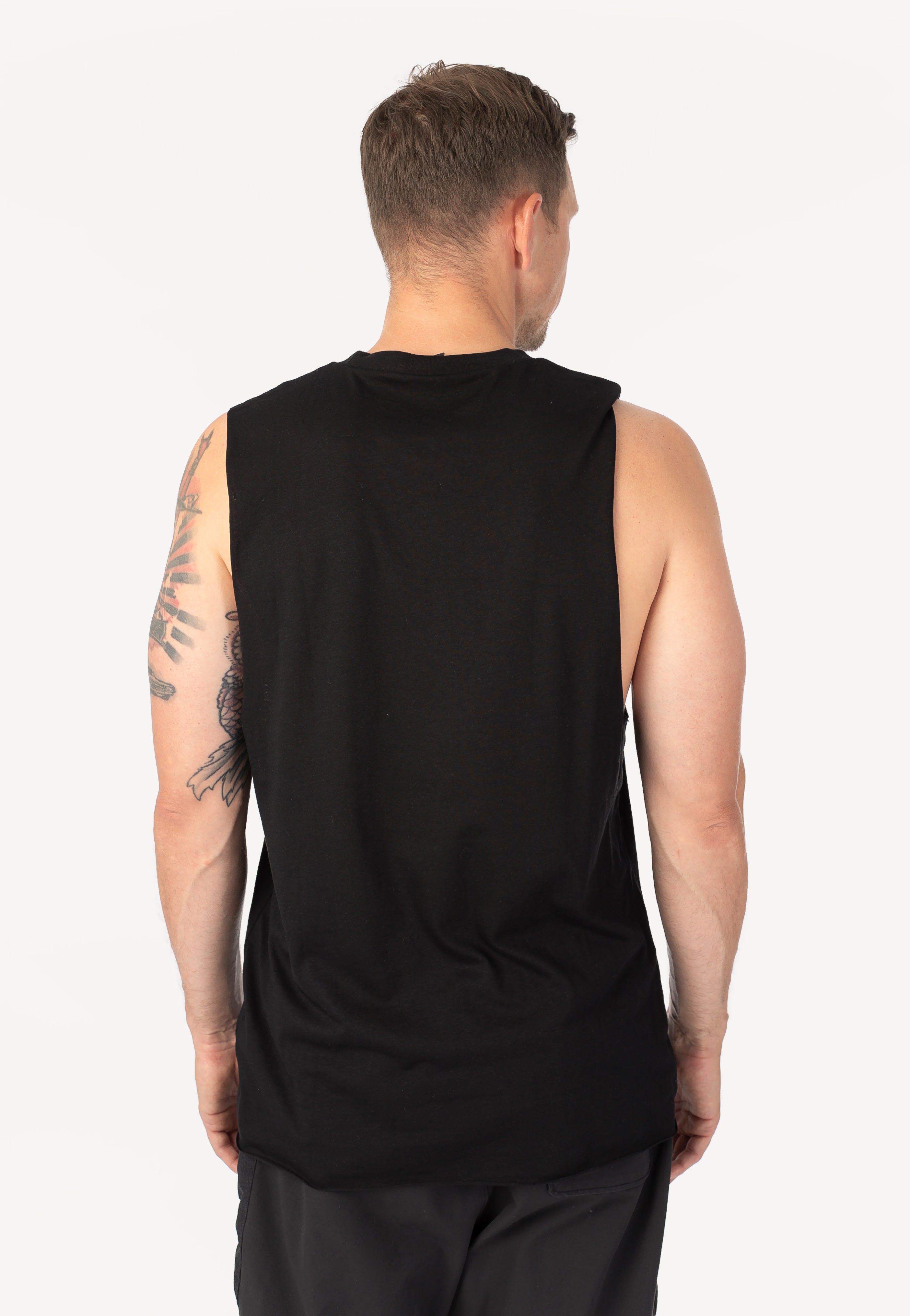 Atticus - Double Cross Armhole Black - Sleeveless | Men-Image