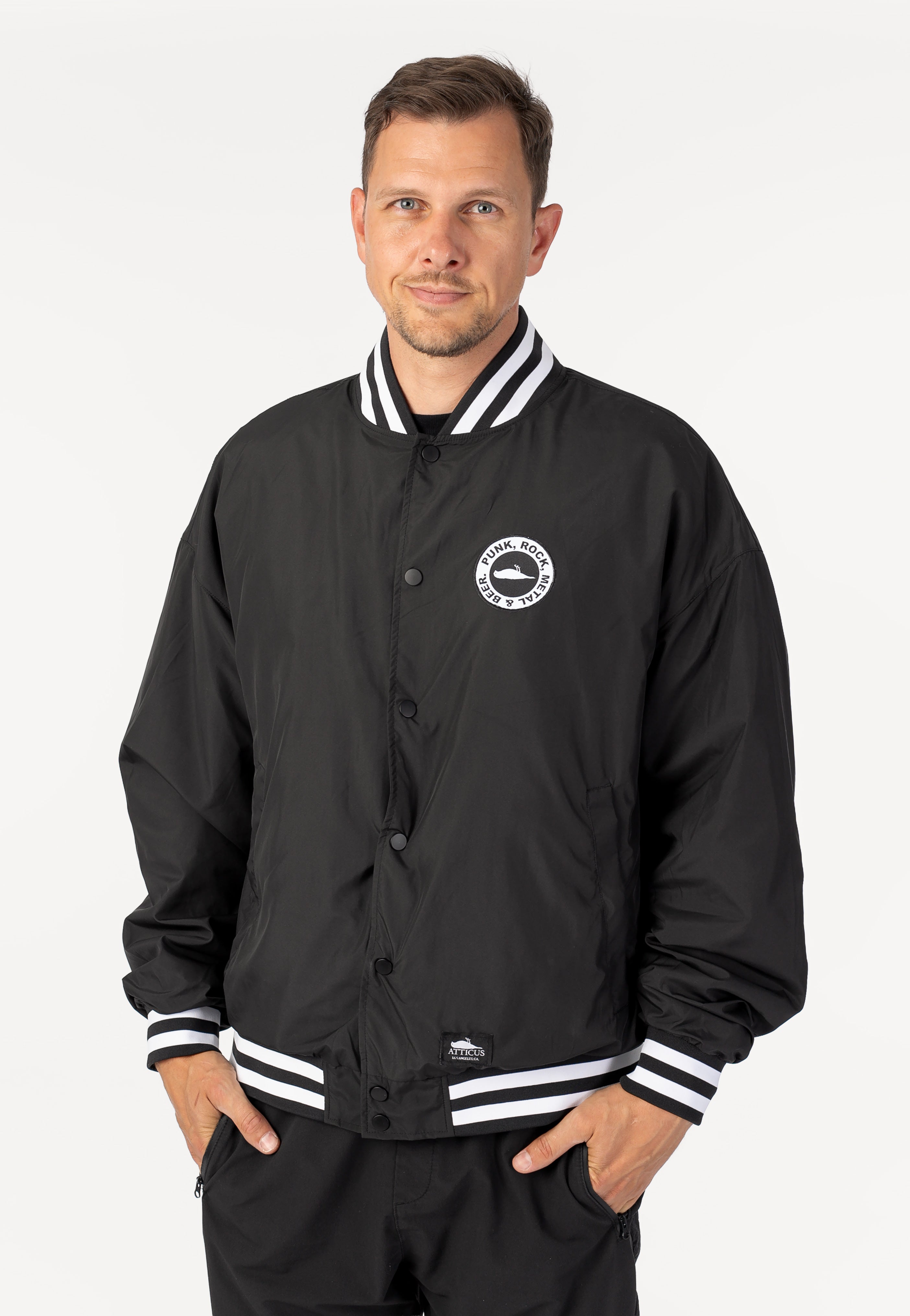 Atticus - Ferris Black - College Jacket | Men-Image