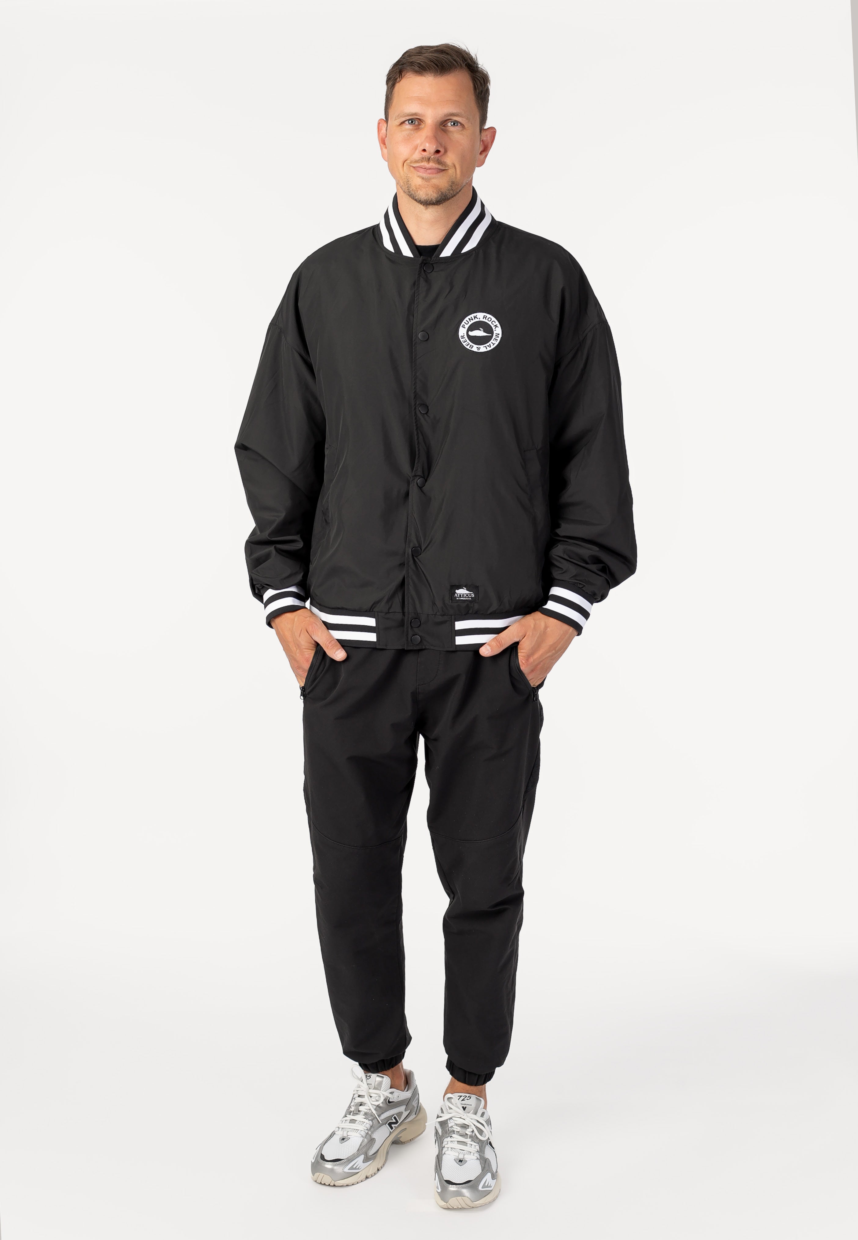 Atticus - Ferris Black - College Jacket | Men-Image
